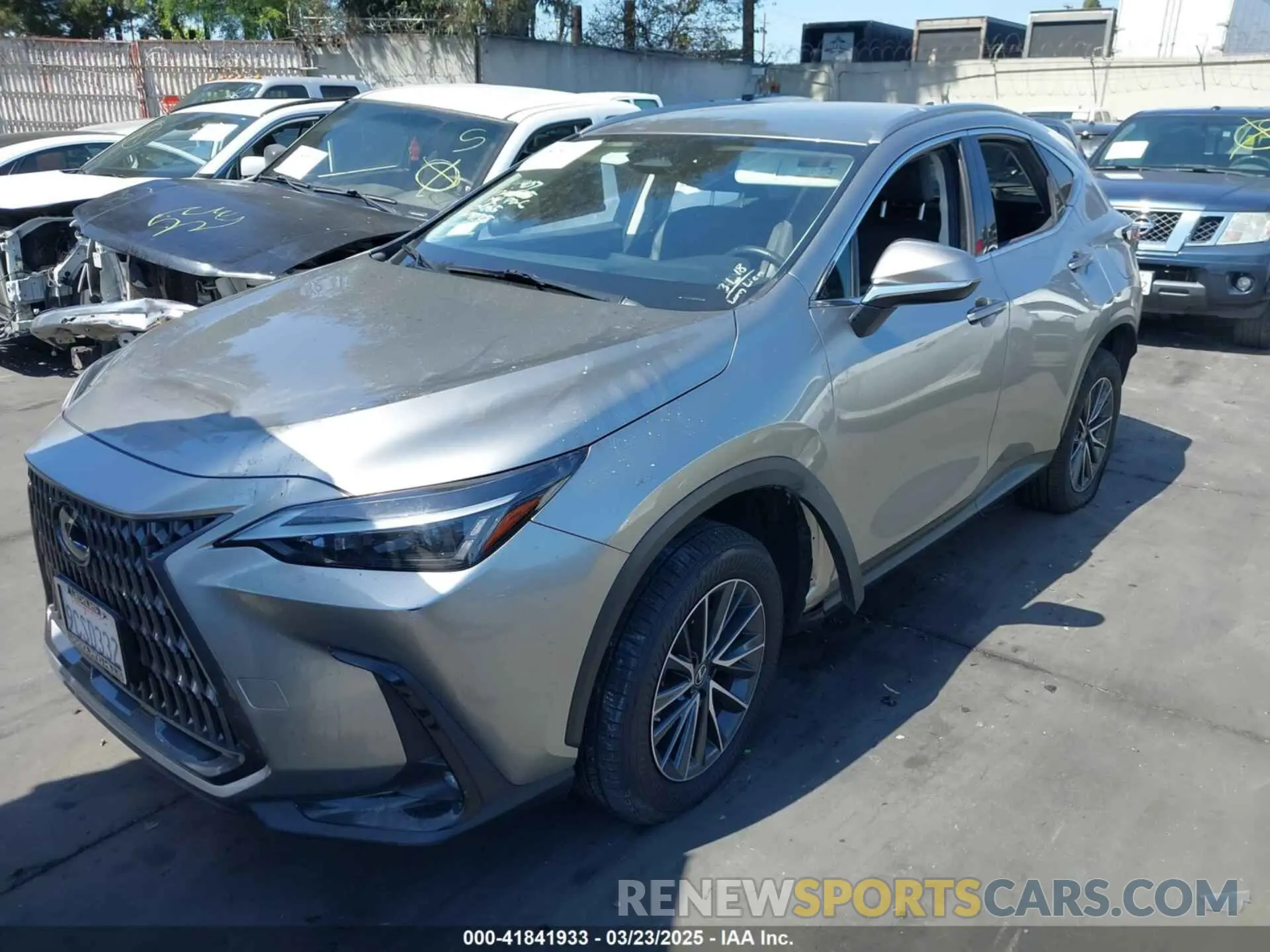 2 Photograph of a damaged car JTJADCEZ9N5000474 LEXUS NX 250 2022