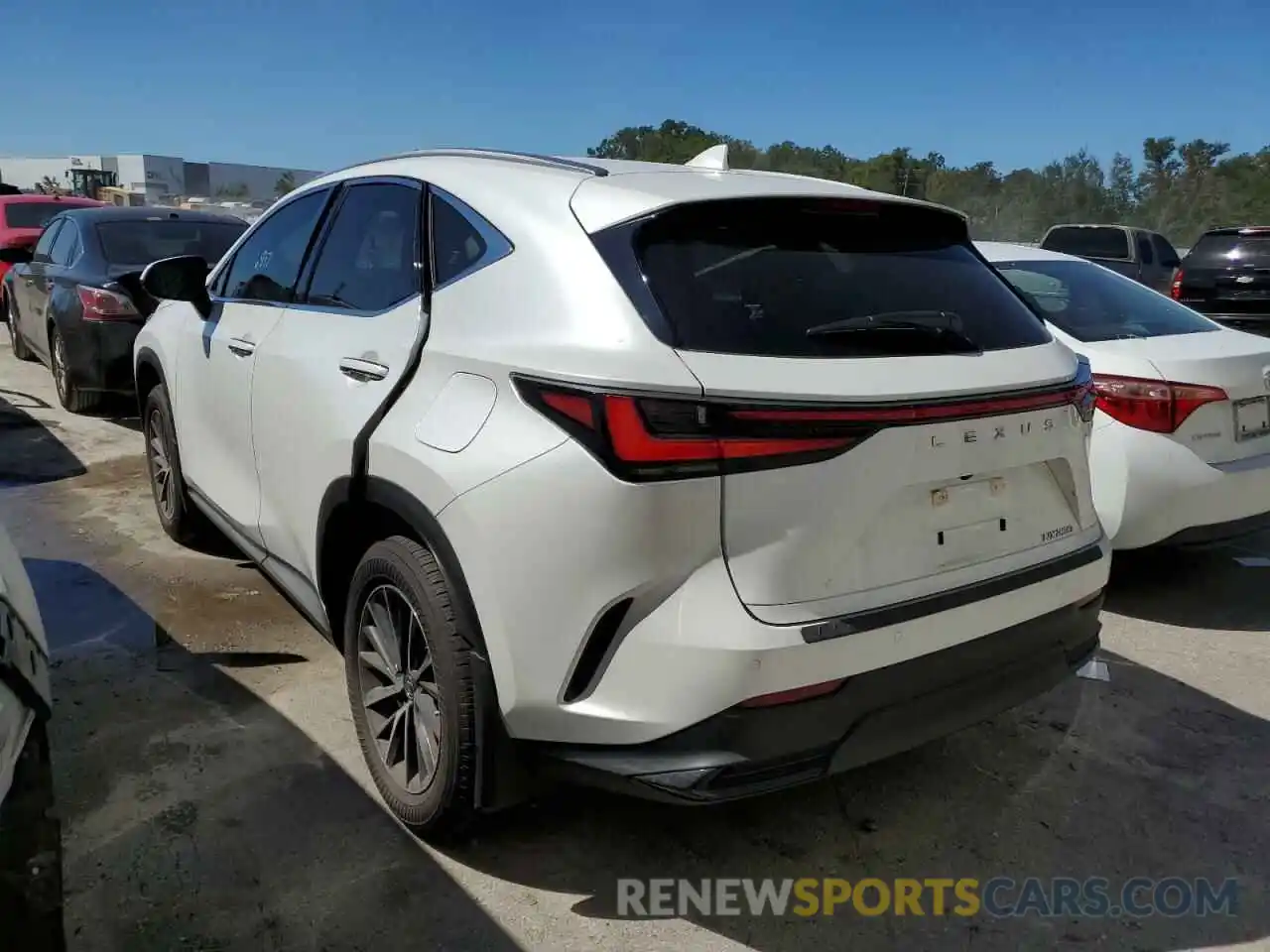 3 Photograph of a damaged car JTJGDCAZ3N5000664 LEXUS NX 250 2022