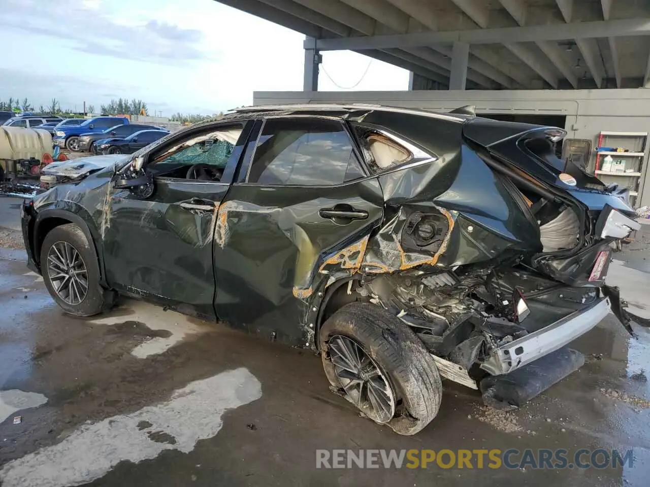 2 Photograph of a damaged car 2T2ADCAZ7PC005036 LEXUS NX 250 2023