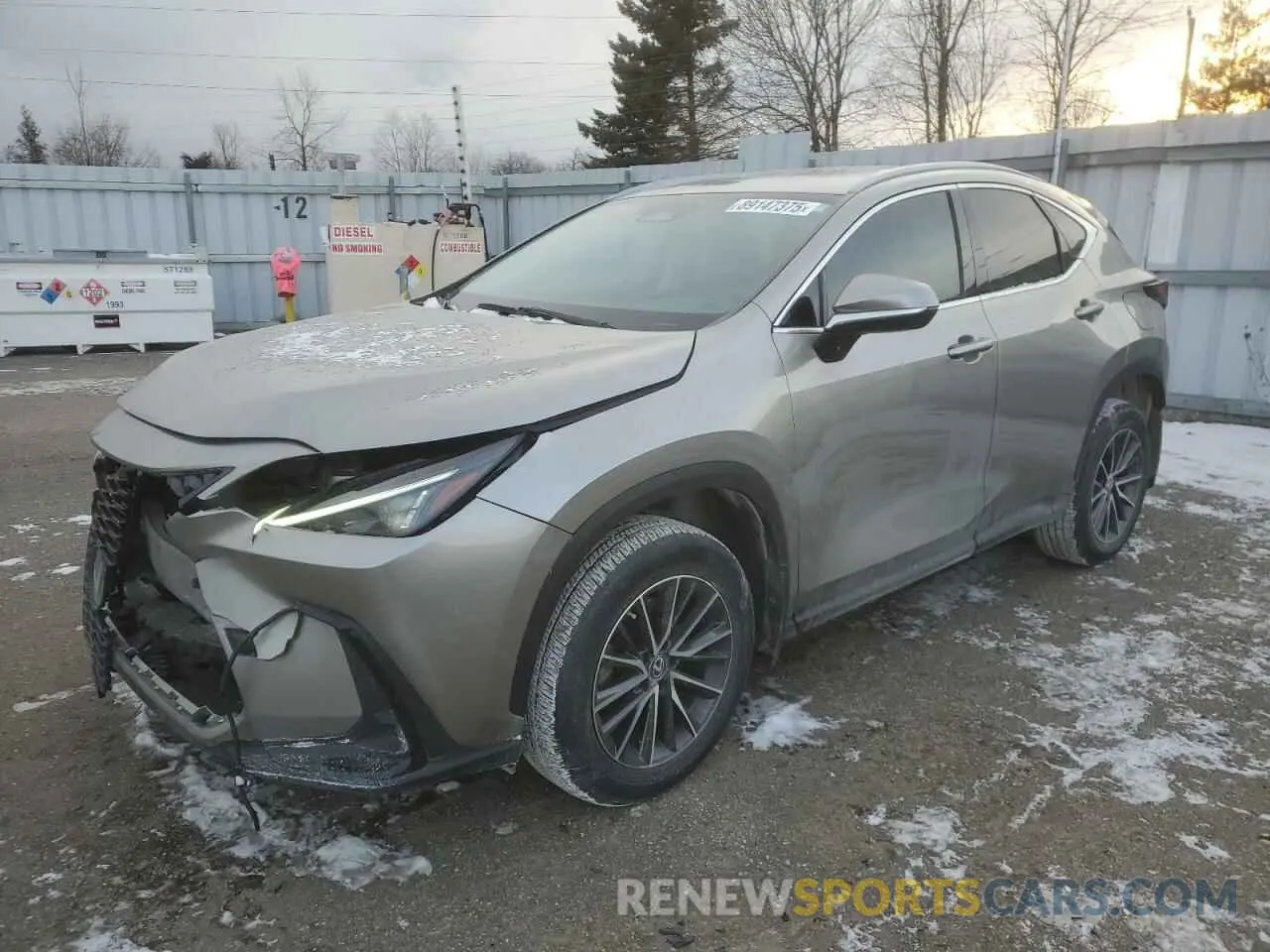 1 Photograph of a damaged car 2T2ADCEZ7PC003135 LEXUS NX 250 2023