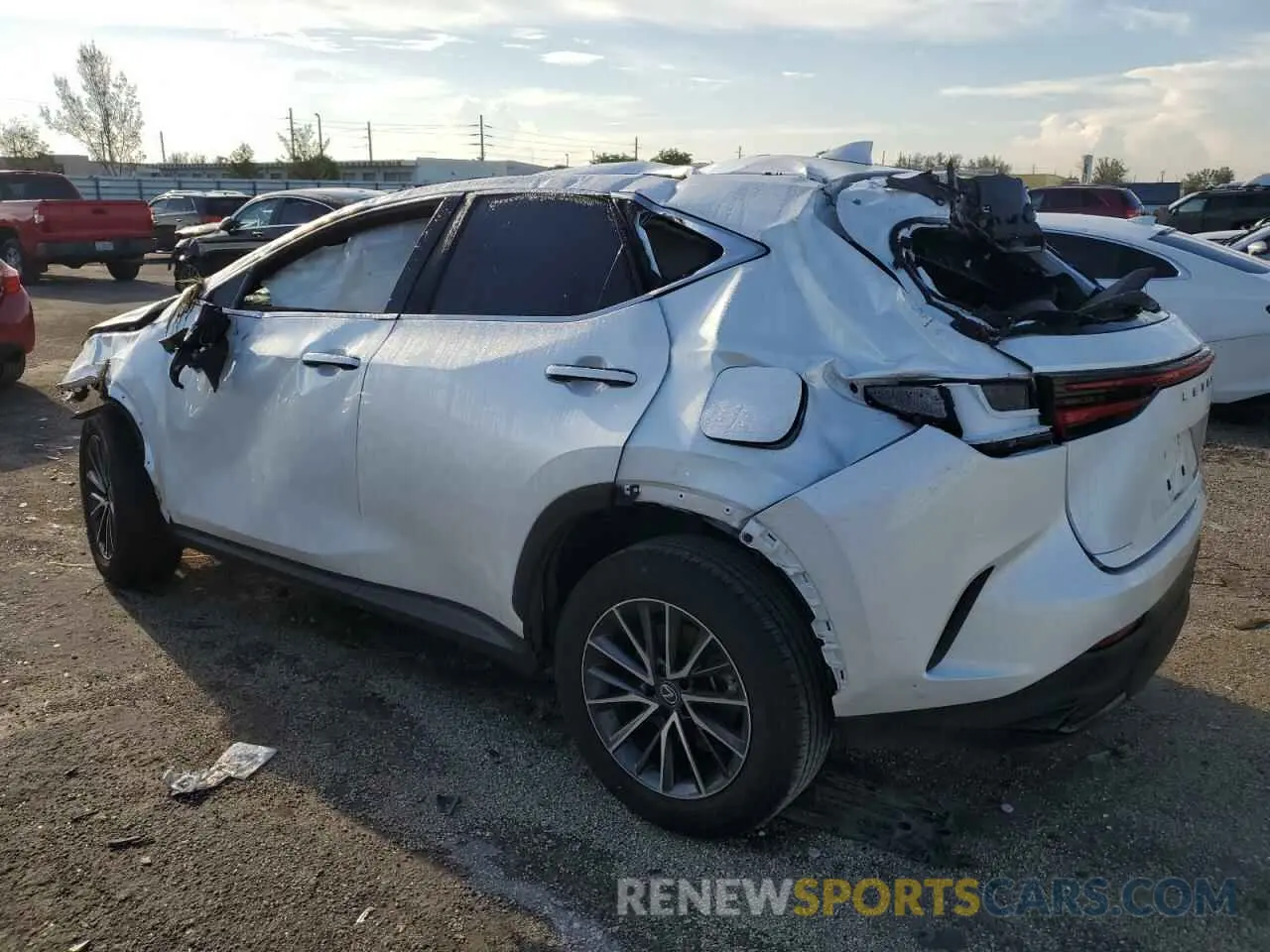 2 Photograph of a damaged car JTJADCAZ9P2006527 LEXUS NX 250 2023