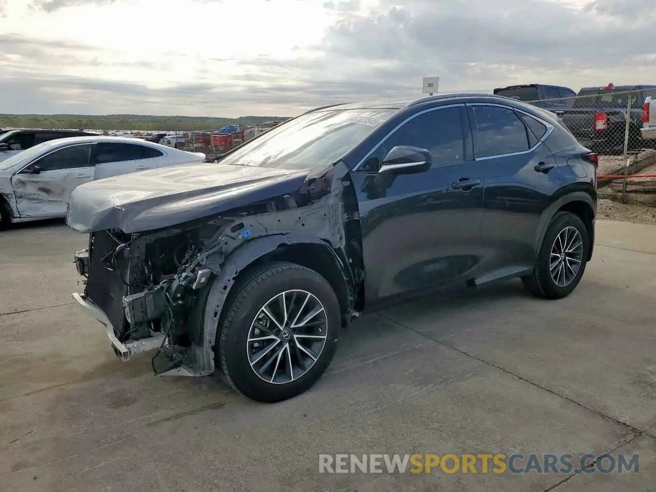 1 Photograph of a damaged car JTJADCAZXP2006374 LEXUS NX 250 2023