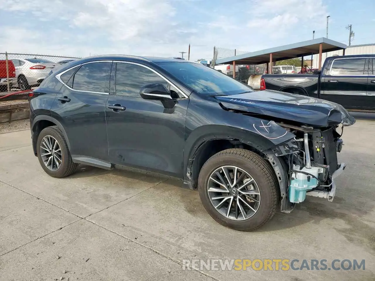 4 Photograph of a damaged car JTJADCAZXP2006374 LEXUS NX 250 2023