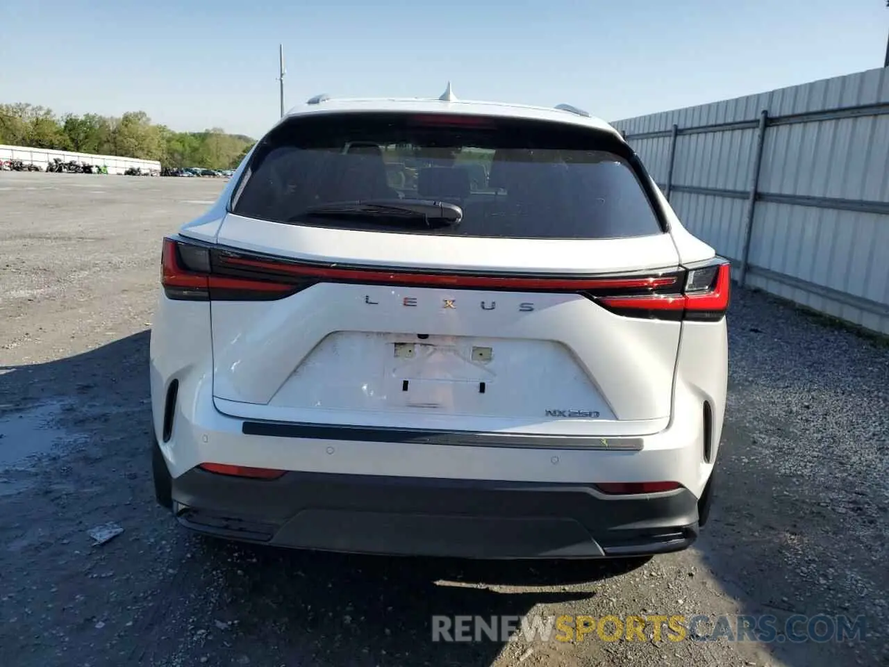 6 Photograph of a damaged car JTJGDCAZ6P5010852 LEXUS NX 250 2023