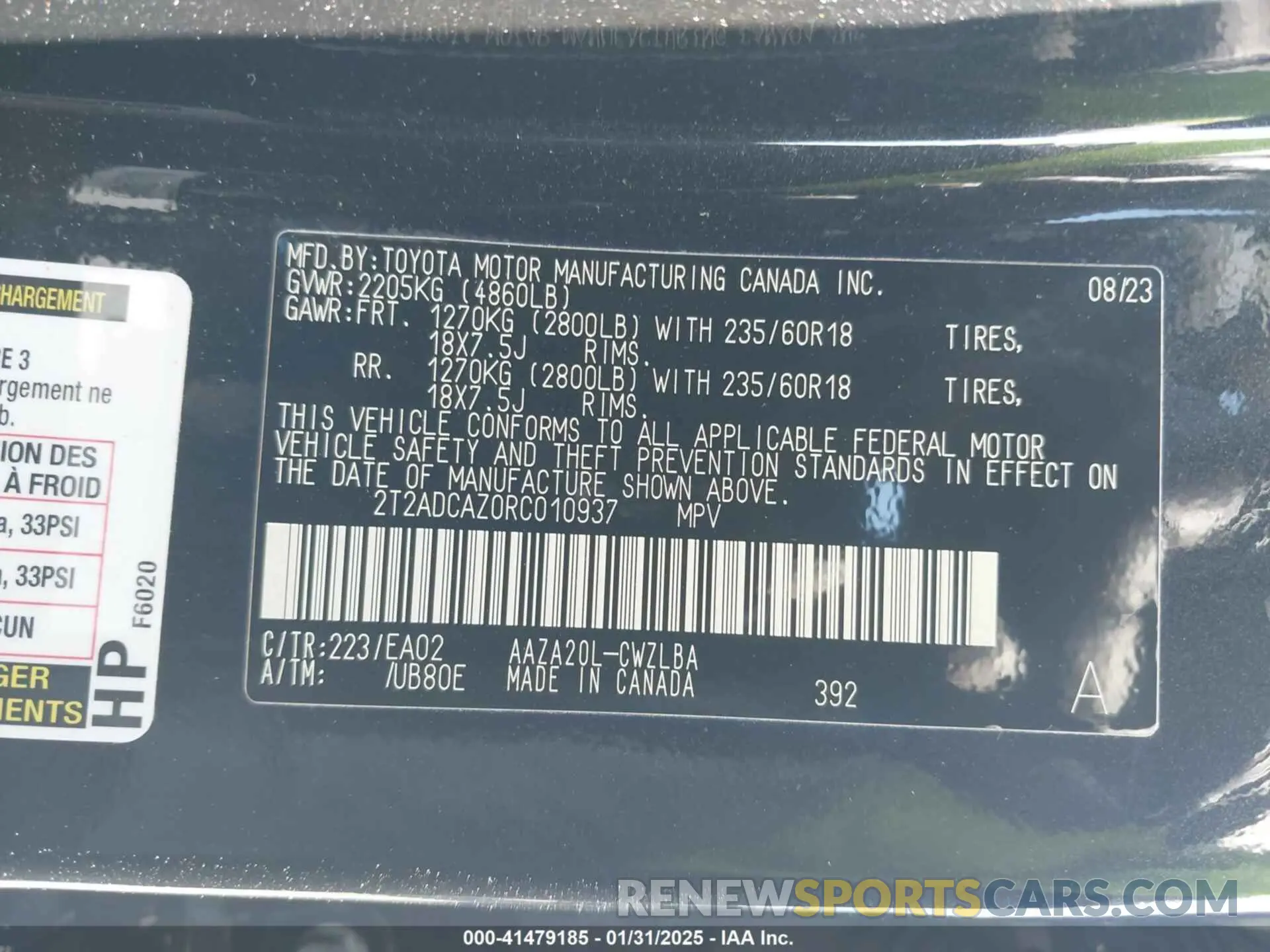 9 Photograph of a damaged car 2T2ADCAZ0RC010937 LEXUS NX 250 2024