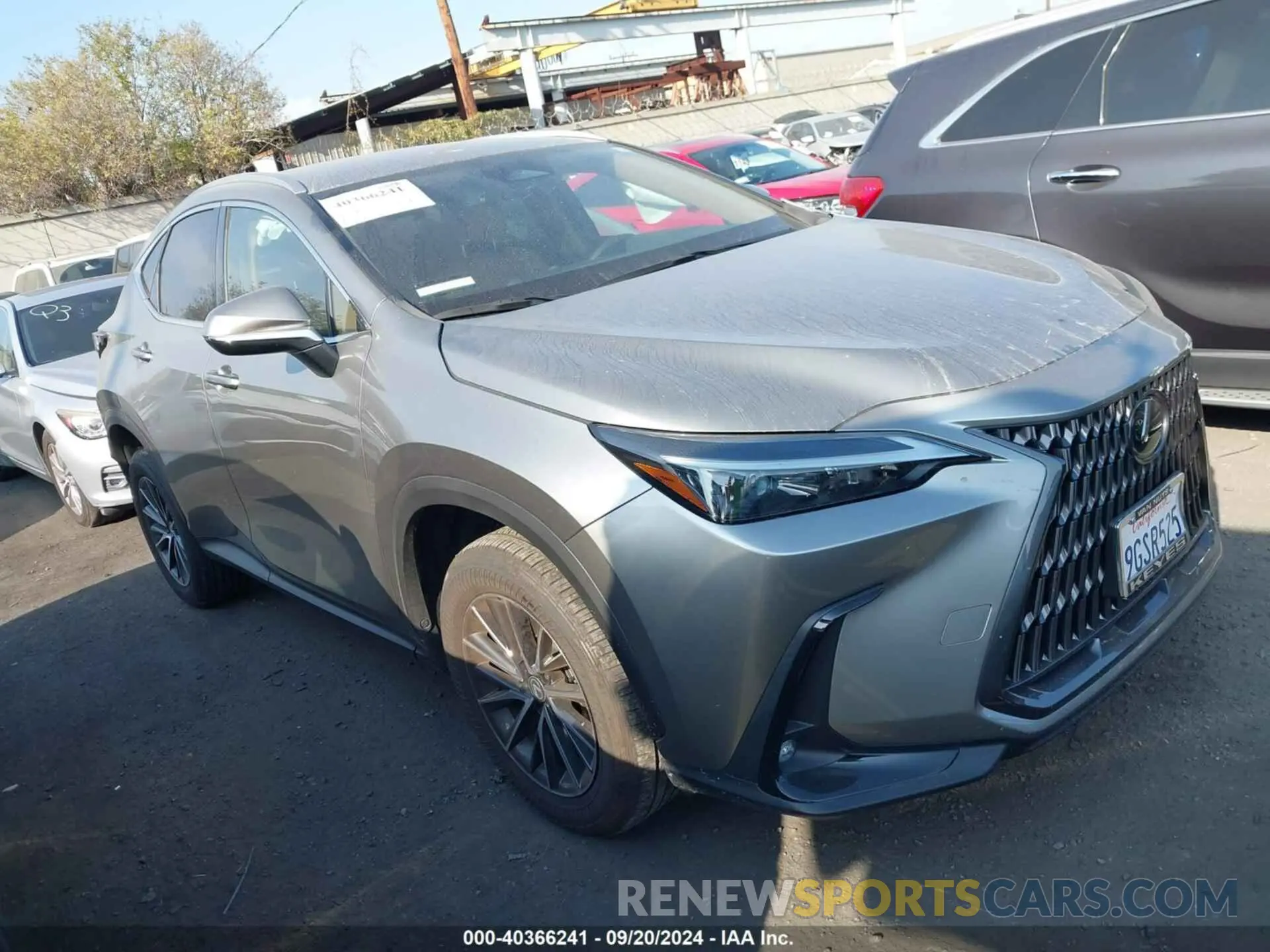 1 Photograph of a damaged car 2T2ADCAZ1RC007027 LEXUS NX 250 2024