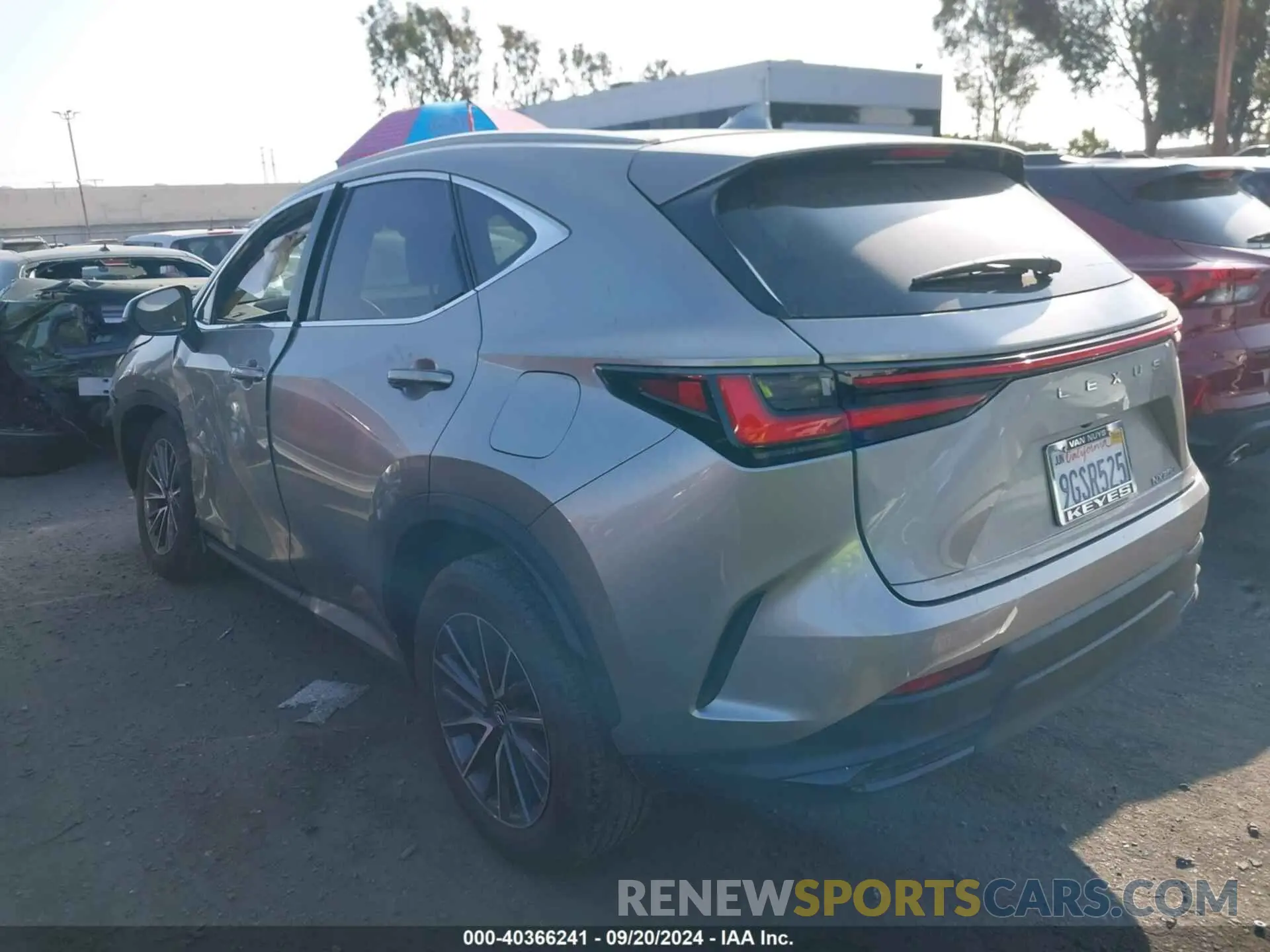 3 Photograph of a damaged car 2T2ADCAZ1RC007027 LEXUS NX 250 2024
