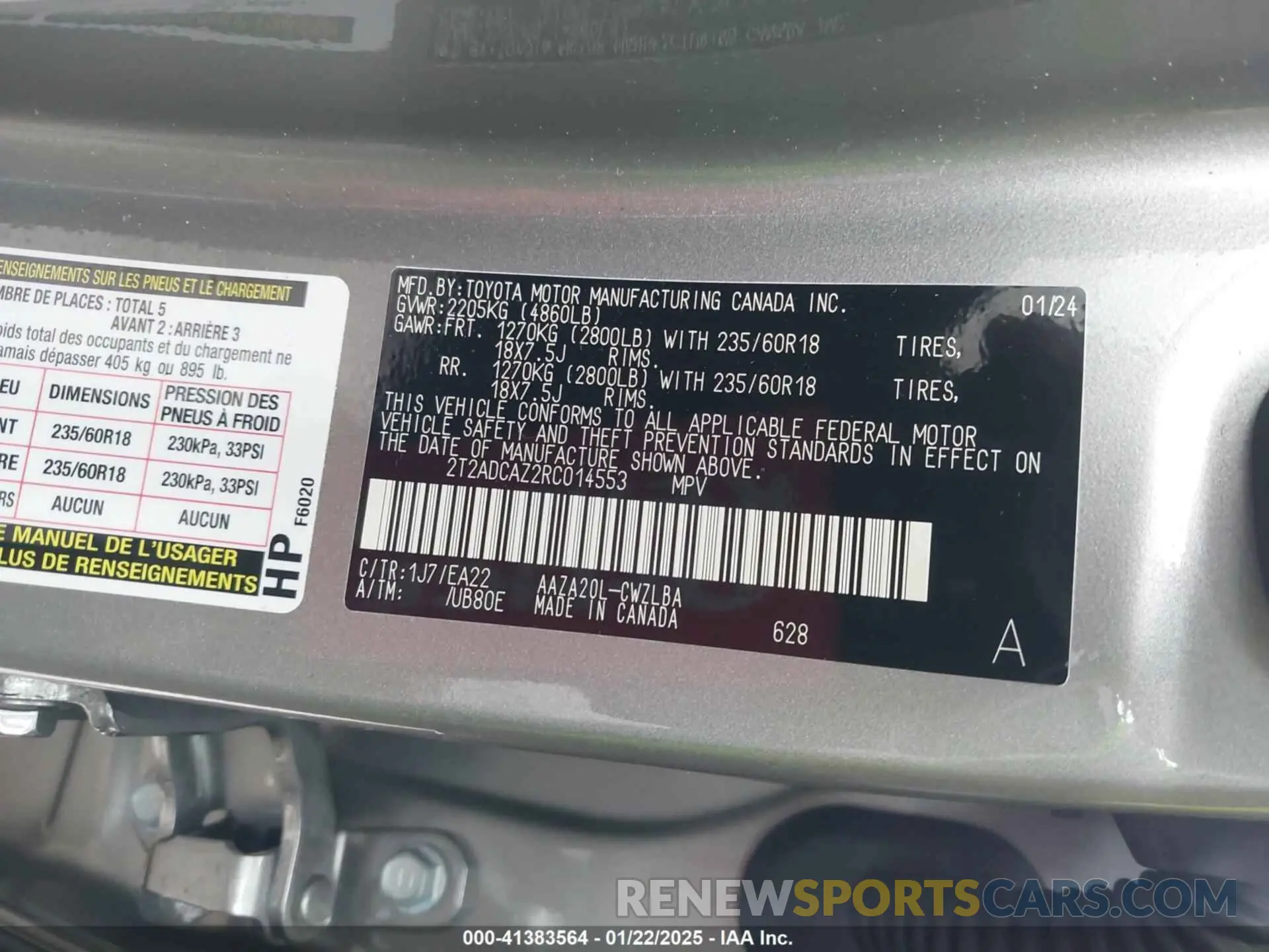 9 Photograph of a damaged car 2T2ADCAZ2RC014553 LEXUS NX 250 2024