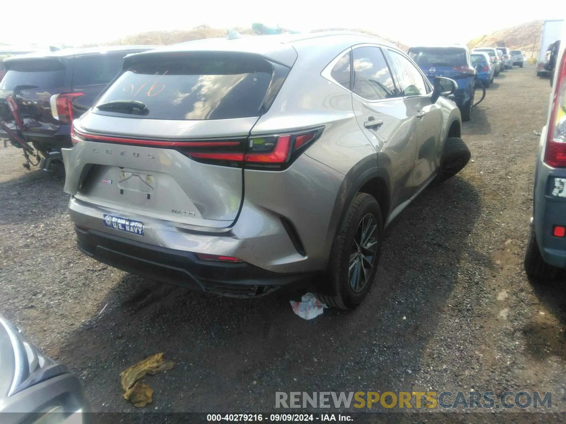 4 Photograph of a damaged car 2T2ADCAZ5RC007175 LEXUS NX 250 2024