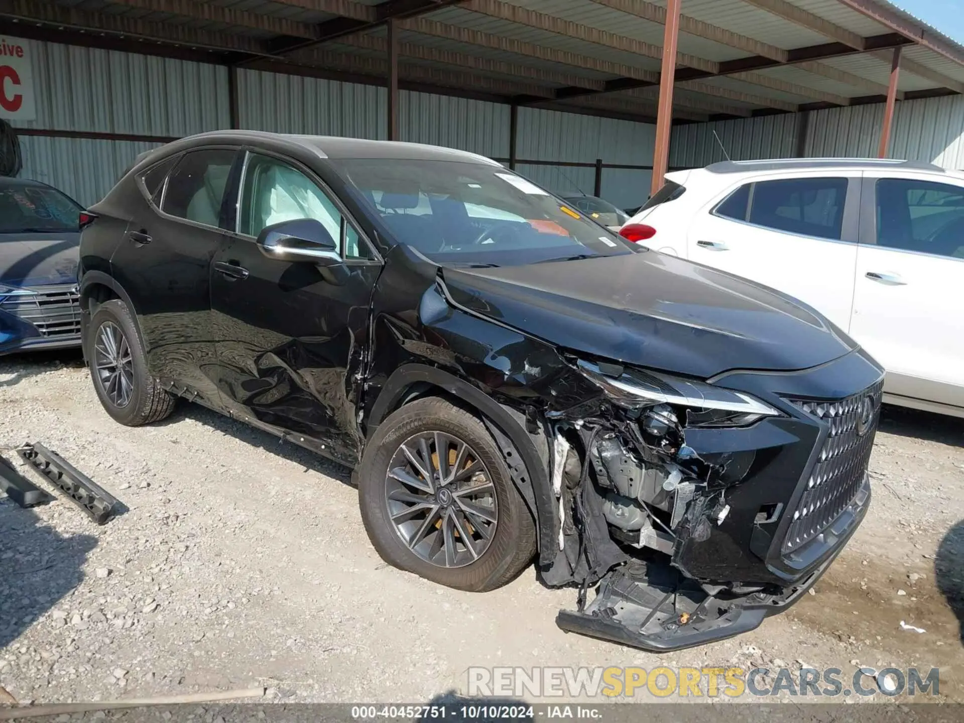 1 Photograph of a damaged car 2T2GDCAZ0RC008244 LEXUS NX 250 2024