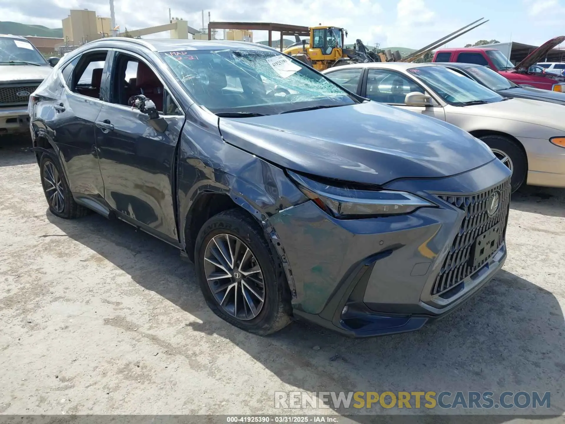 1 Photograph of a damaged car 2T2GDCAZ4RC006643 LEXUS NX 250 2024