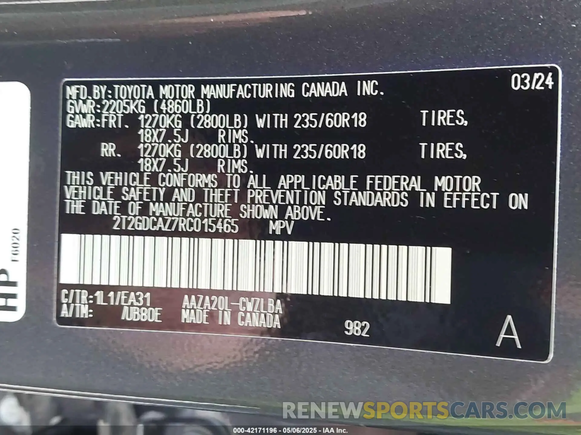 9 Photograph of a damaged car 2T2GDCAZ7RC015465 LEXUS NX 250 2024