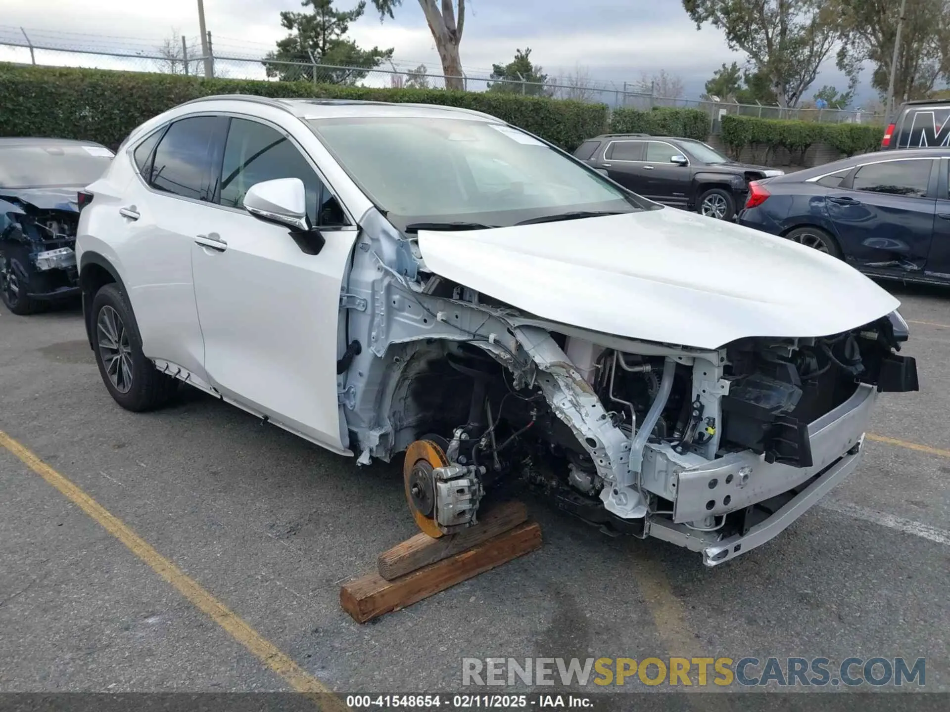 1 Photograph of a damaged car JTJADCAZ4R2013677 LEXUS NX 250 2024