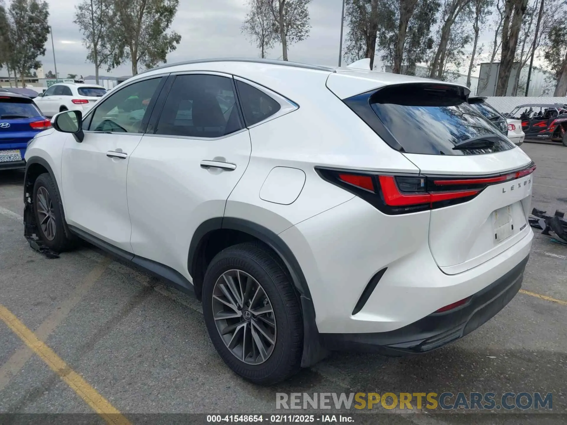 3 Photograph of a damaged car JTJADCAZ4R2013677 LEXUS NX 250 2024