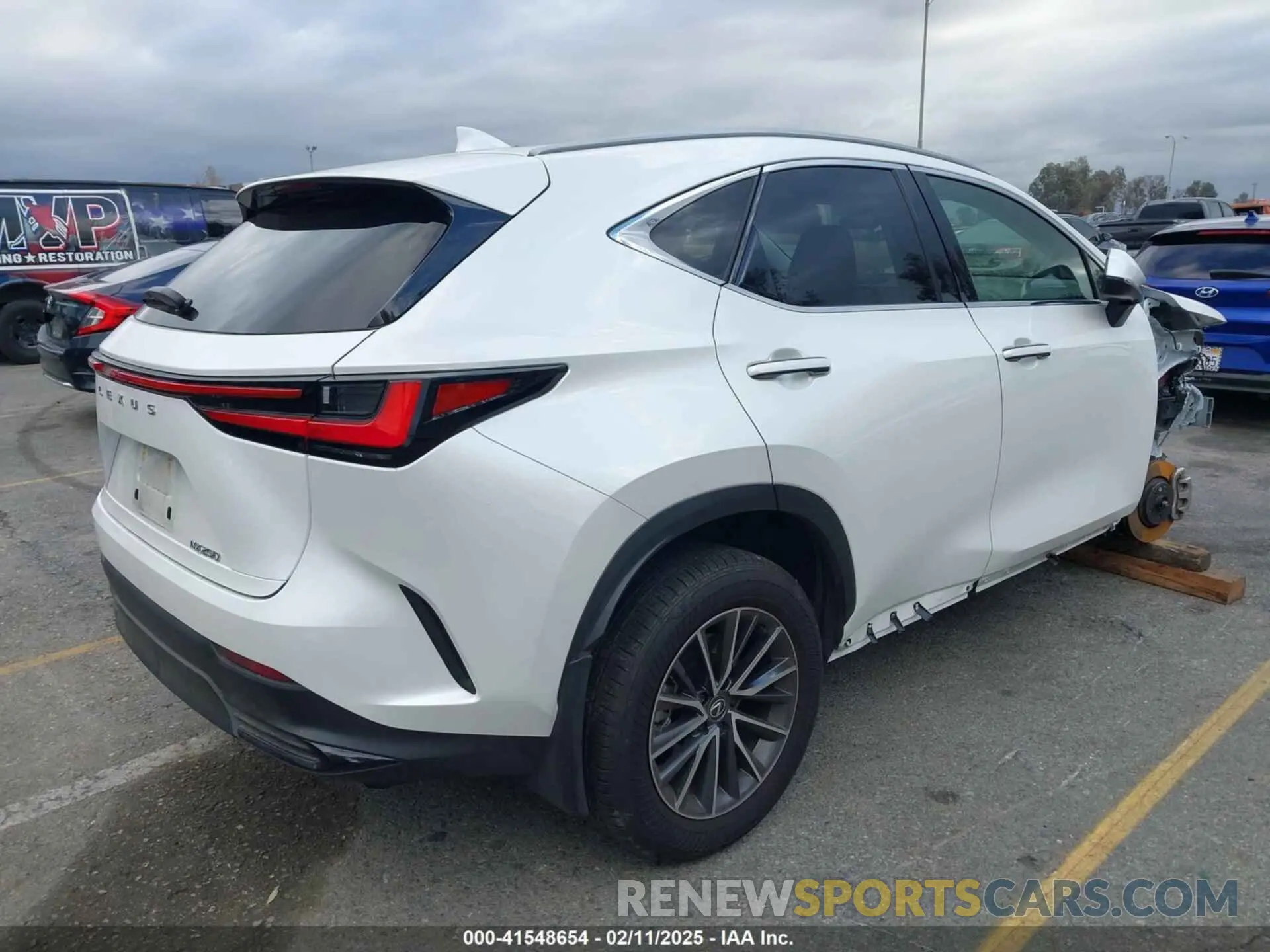 4 Photograph of a damaged car JTJADCAZ4R2013677 LEXUS NX 250 2024