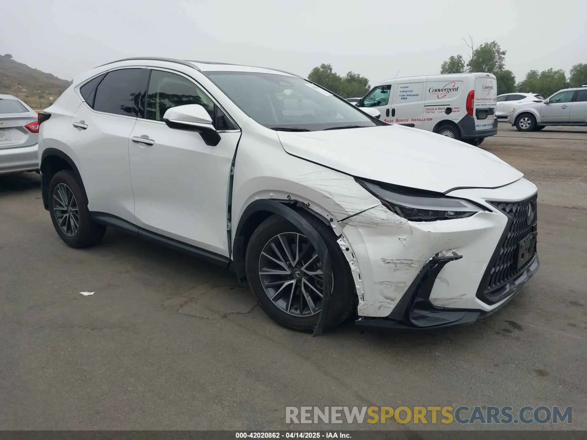1 Photograph of a damaged car JTJGDCAZ2R5022080 LEXUS NX 250 2024