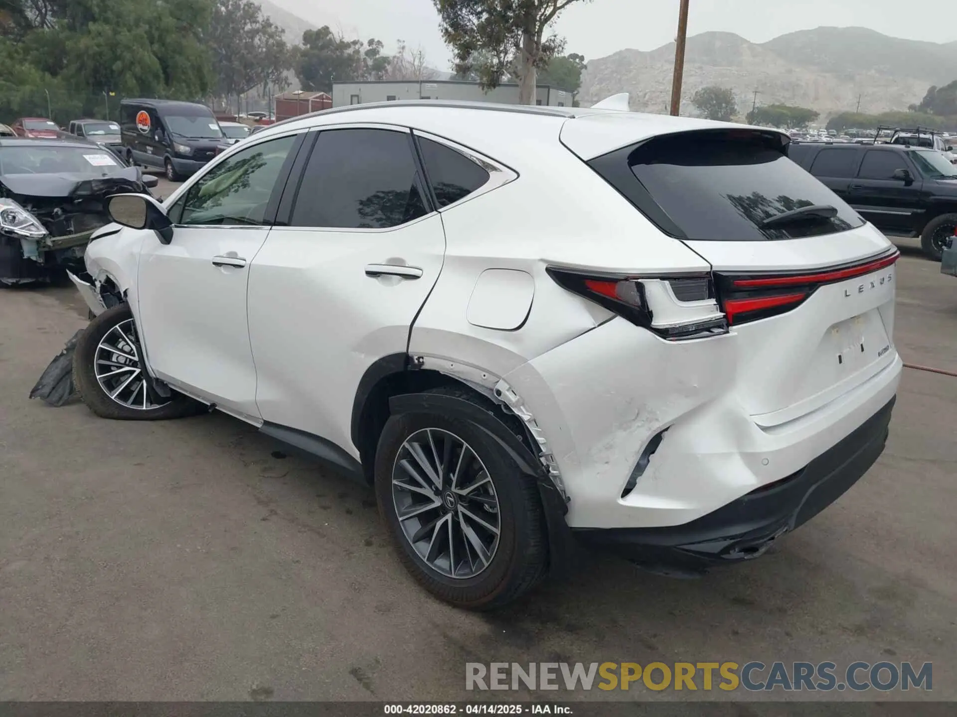 3 Photograph of a damaged car JTJGDCAZ2R5022080 LEXUS NX 250 2024