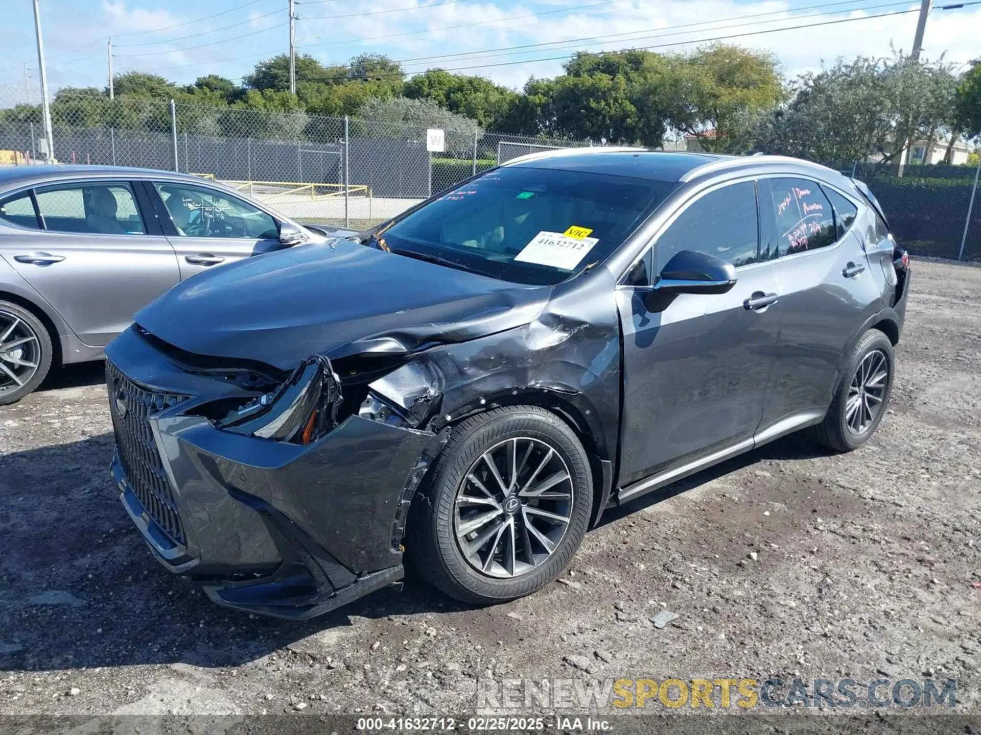 2 Photograph of a damaged car 2T2ADCAZ7SC018667 LEXUS NX 250 2025