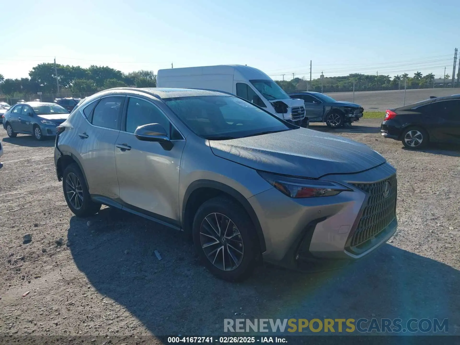 1 Photograph of a damaged car 2T2GDCAZ0SC017810 LEXUS NX 250 2025