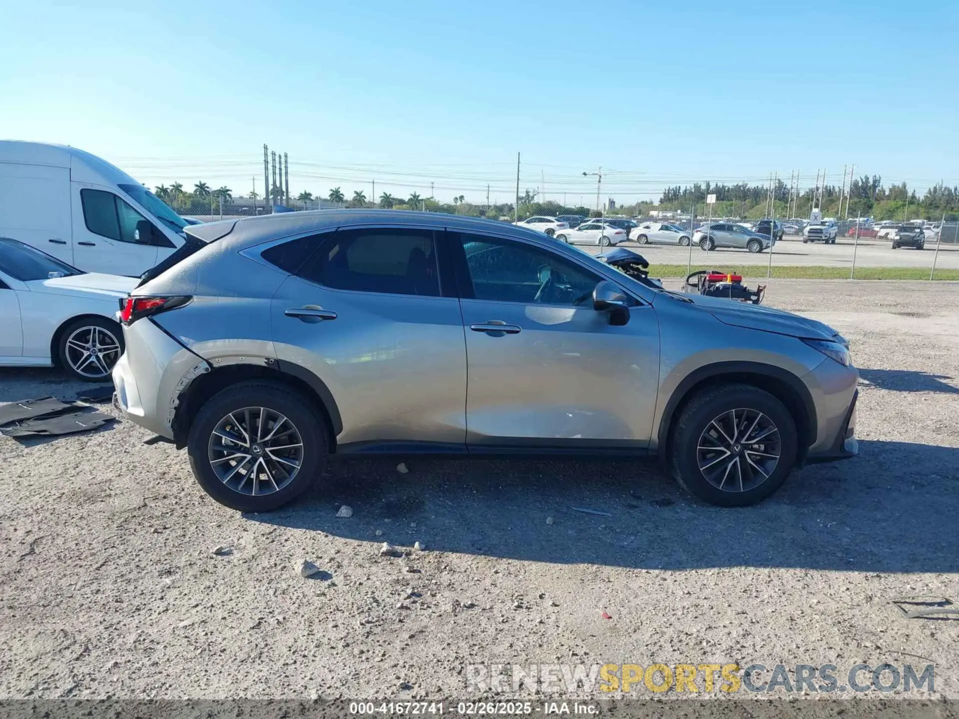 13 Photograph of a damaged car 2T2GDCAZ0SC017810 LEXUS NX 250 2025