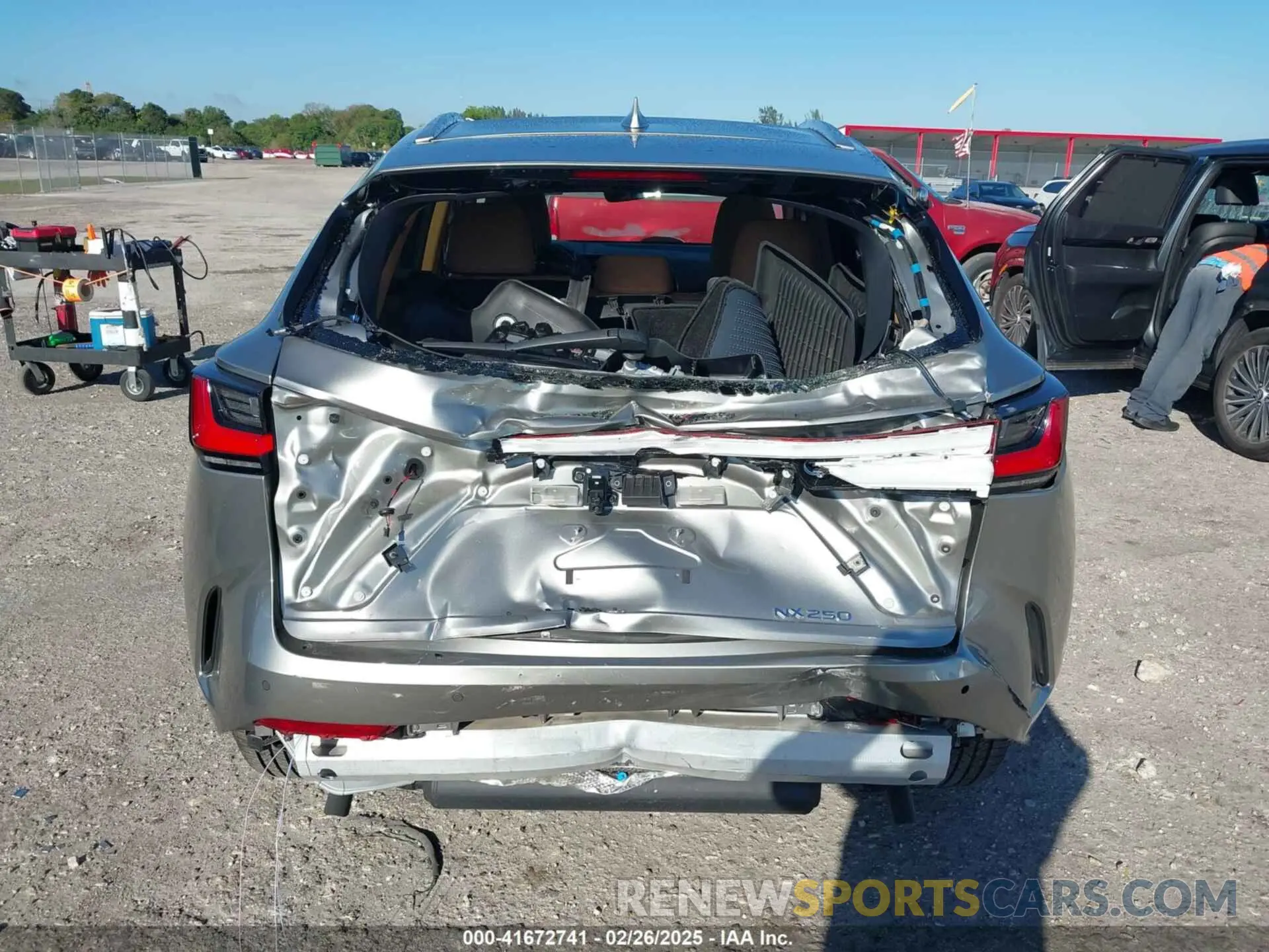 6 Photograph of a damaged car 2T2GDCAZ0SC017810 LEXUS NX 250 2025