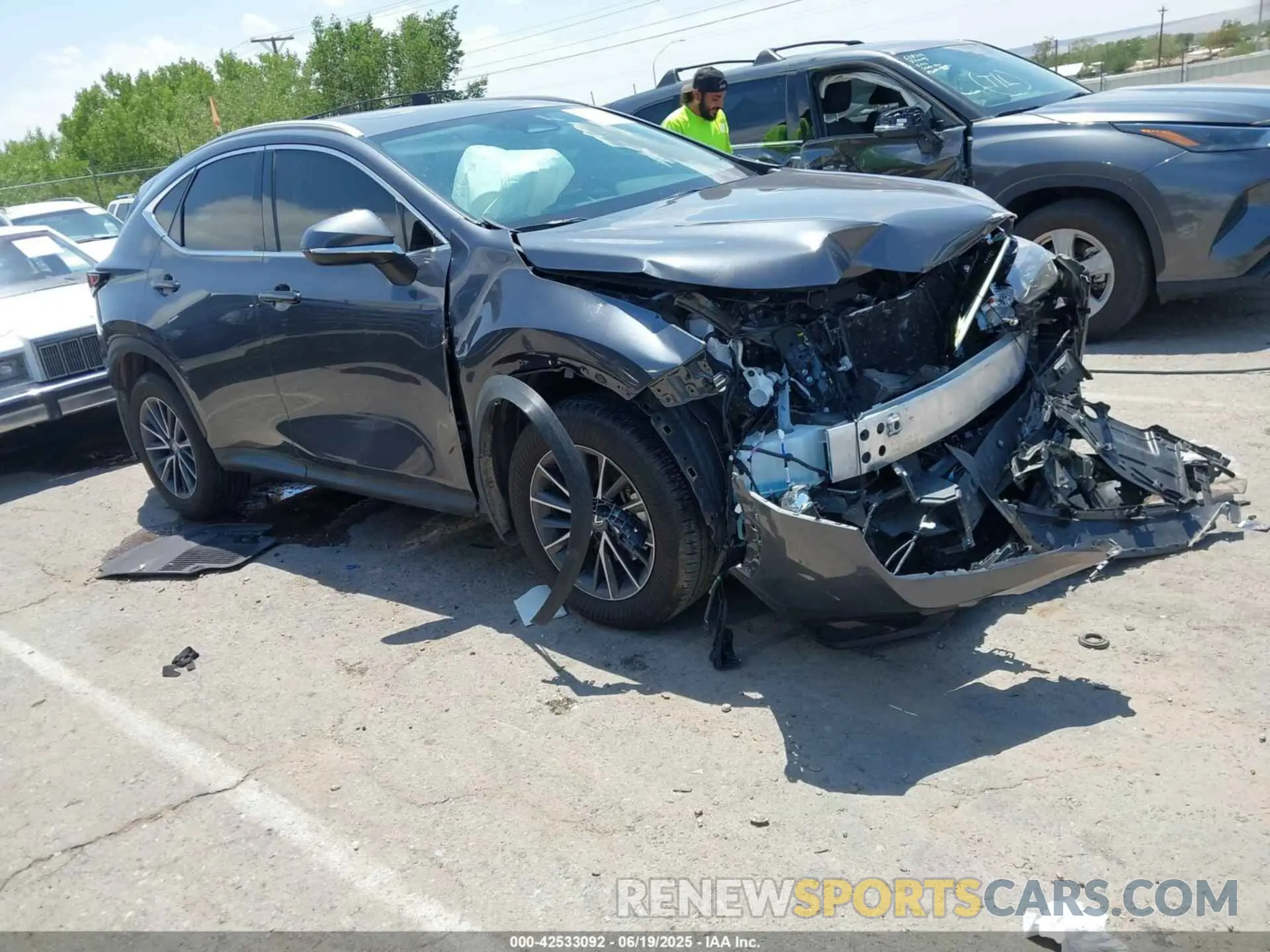 1 Photograph of a damaged car 2T2GDCAZ4SC017888 LEXUS NX 250 2025