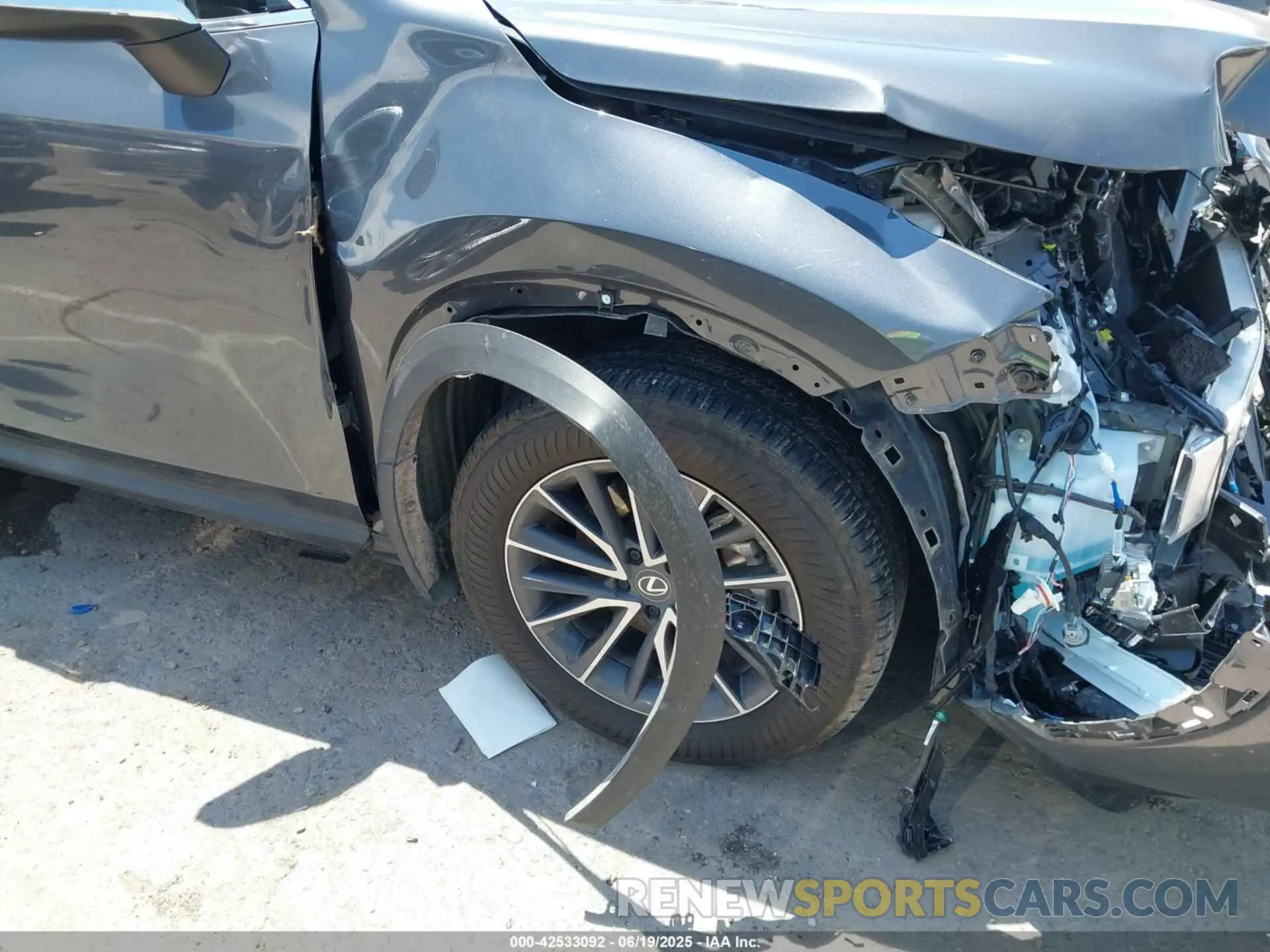 17 Photograph of a damaged car 2T2GDCAZ4SC017888 LEXUS NX 250 2025