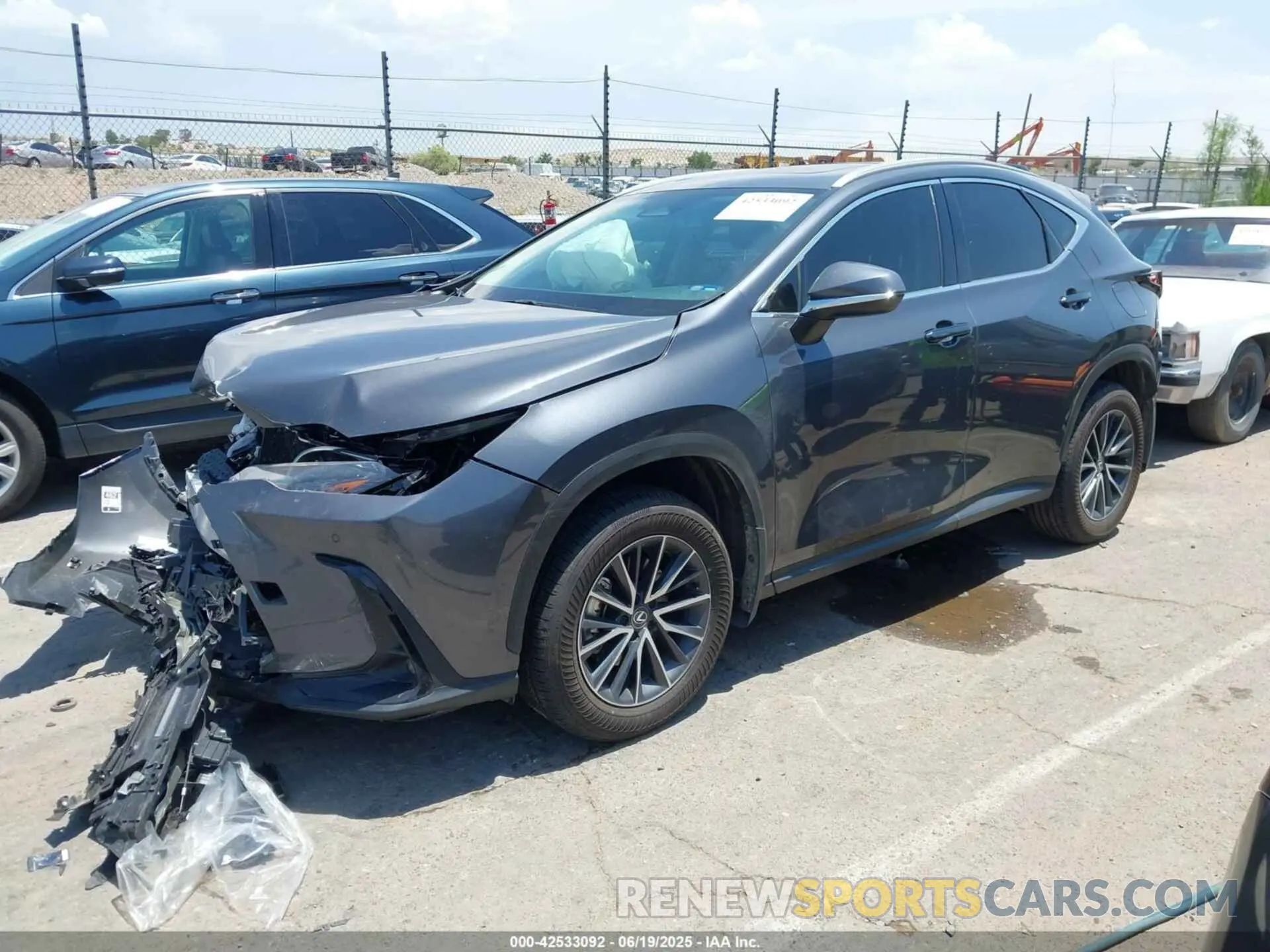 2 Photograph of a damaged car 2T2GDCAZ4SC017888 LEXUS NX 250 2025