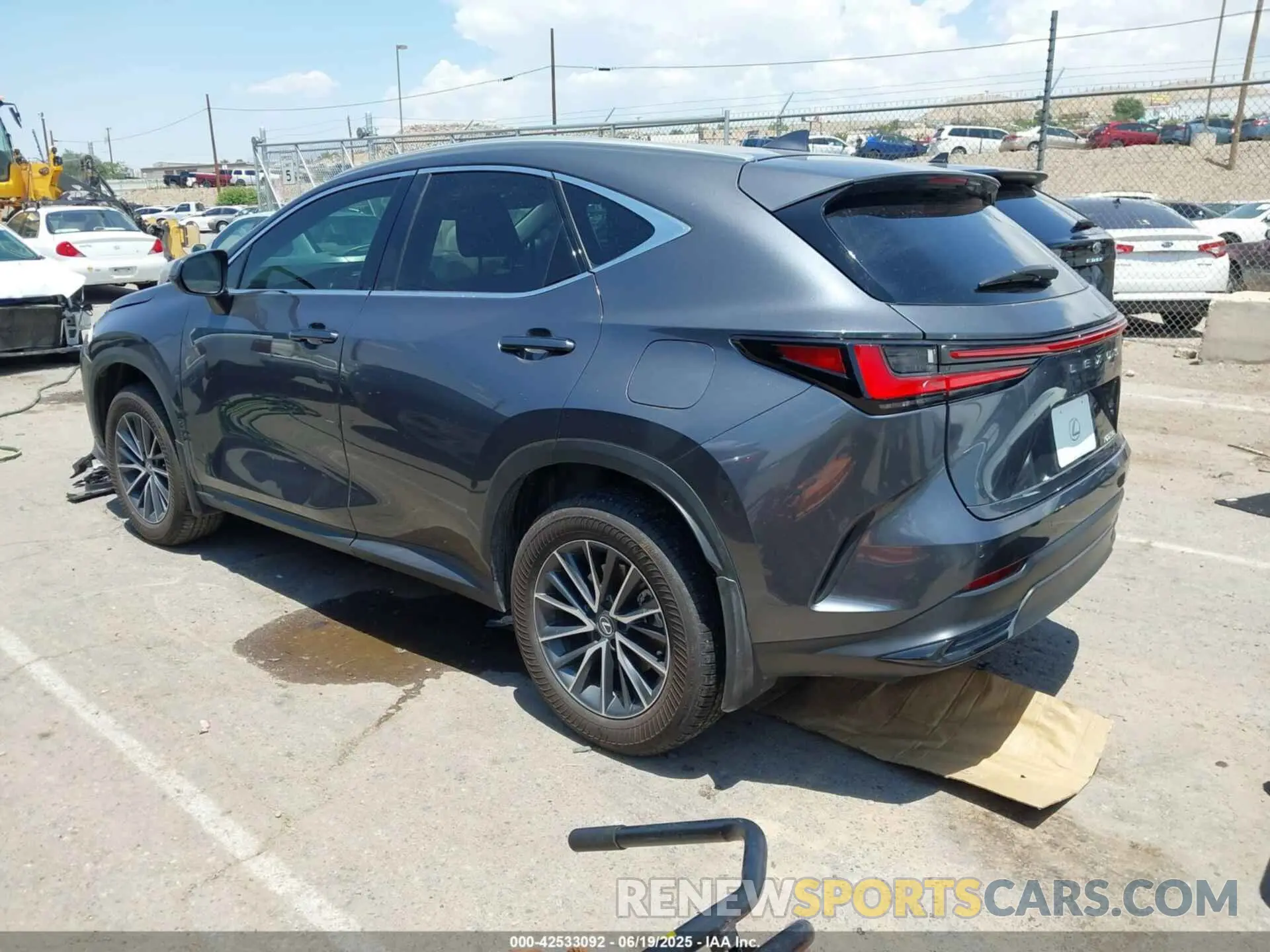 3 Photograph of a damaged car 2T2GDCAZ4SC017888 LEXUS NX 250 2025