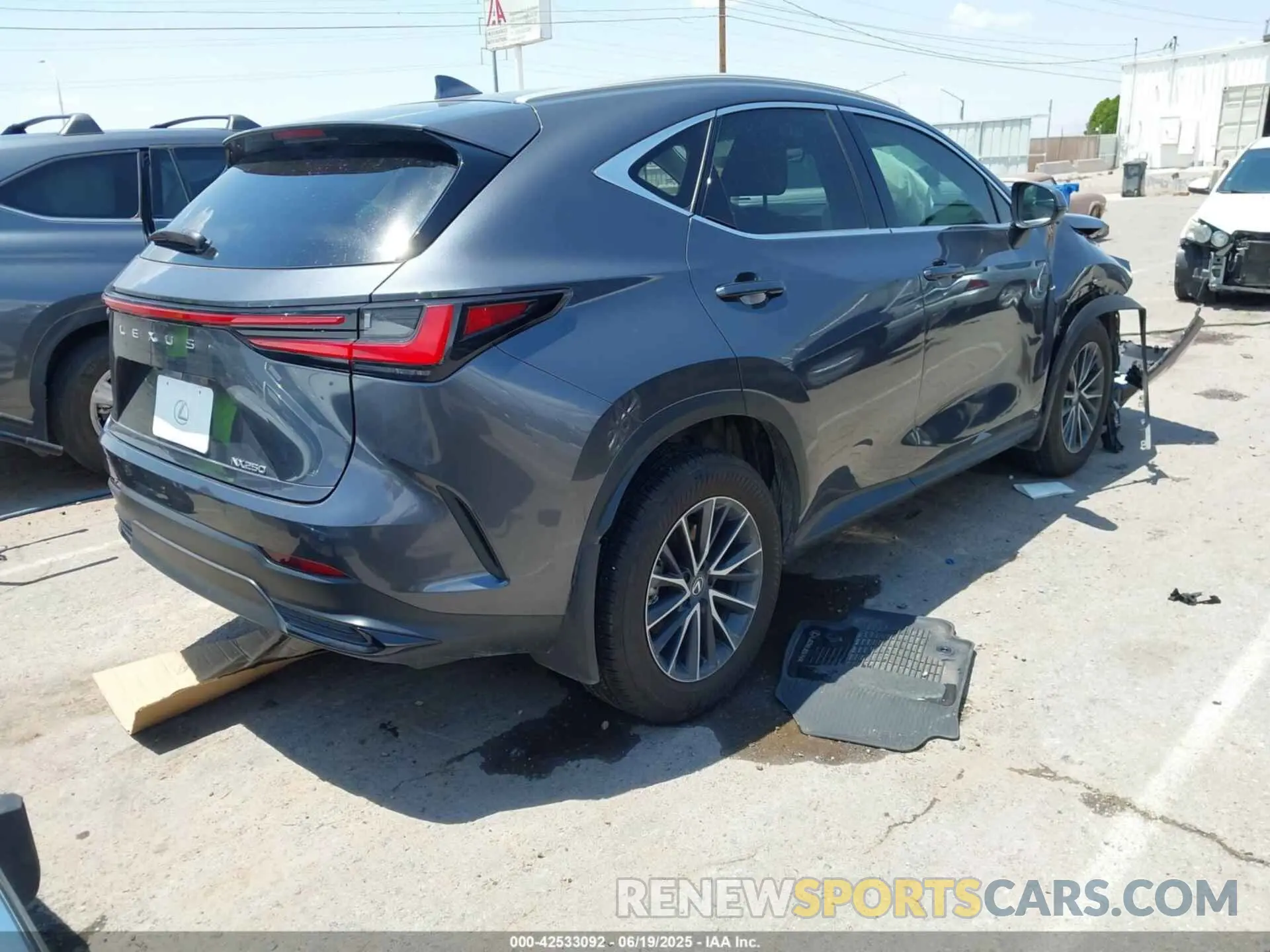 4 Photograph of a damaged car 2T2GDCAZ4SC017888 LEXUS NX 250 2025