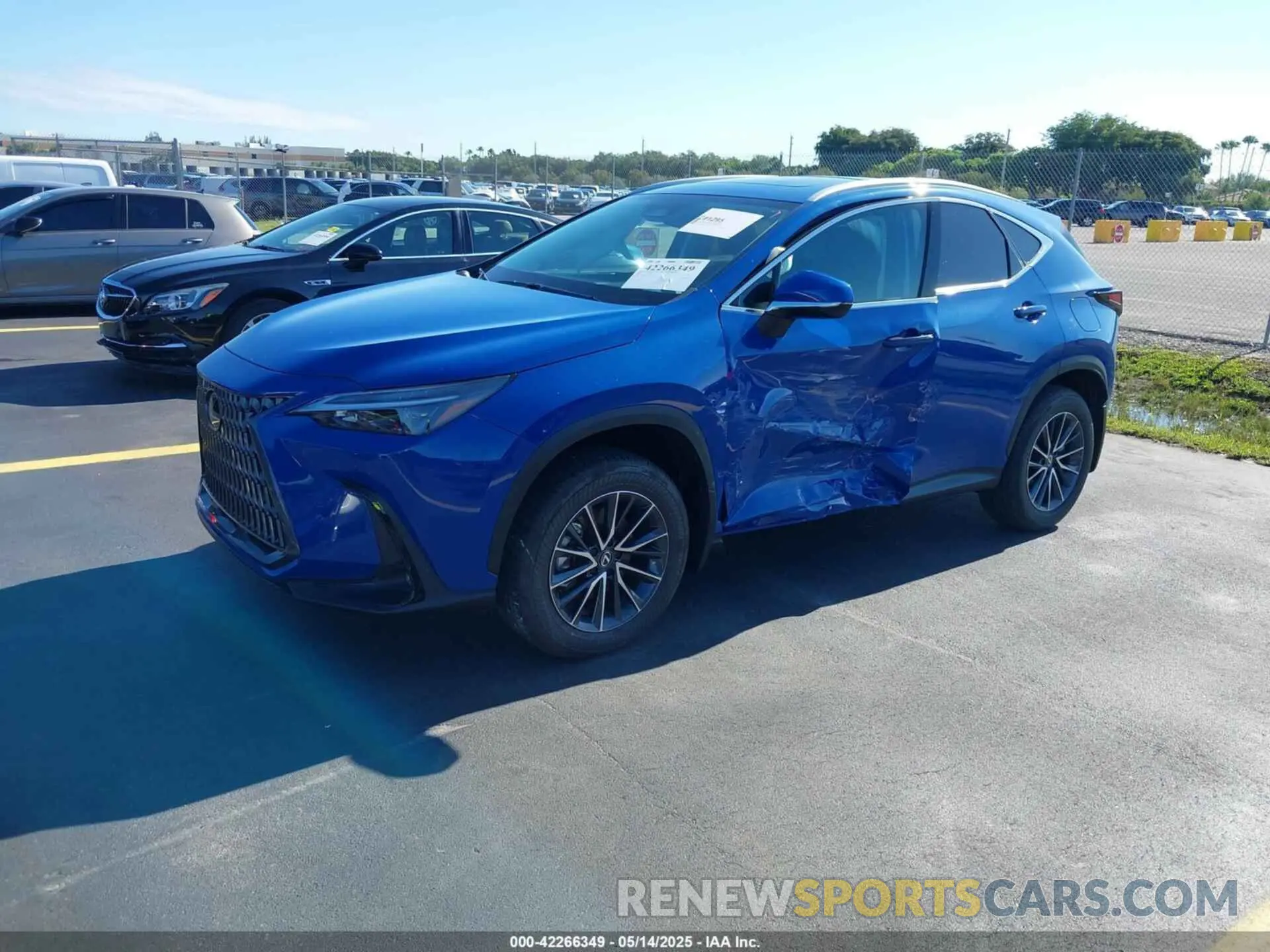 2 Photograph of a damaged car 2T2GDCAZ9SC024917 LEXUS NX 250 2025