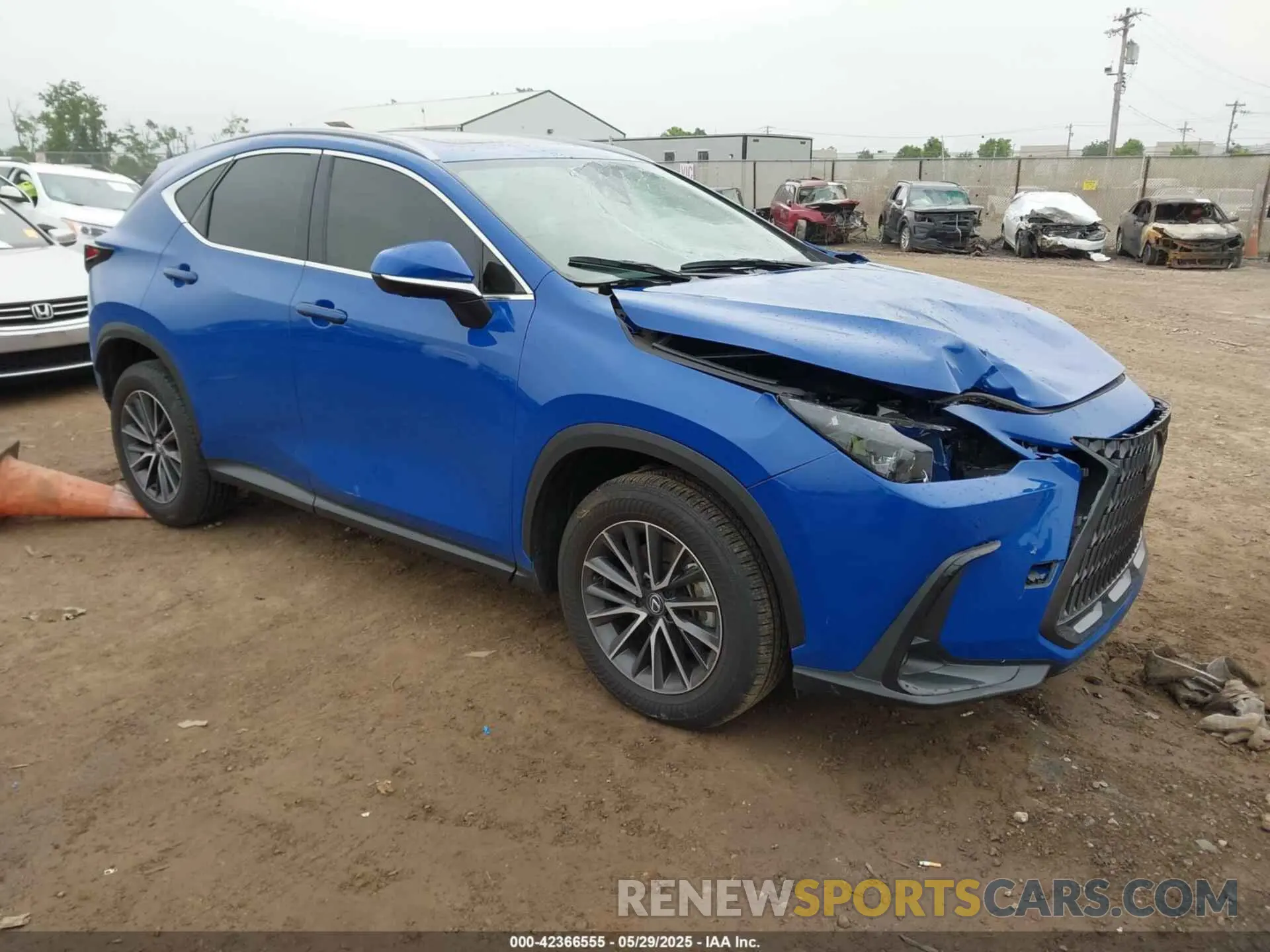 1 Photograph of a damaged car 2T2GDCEZXSC005495 LEXUS NX 250 2025