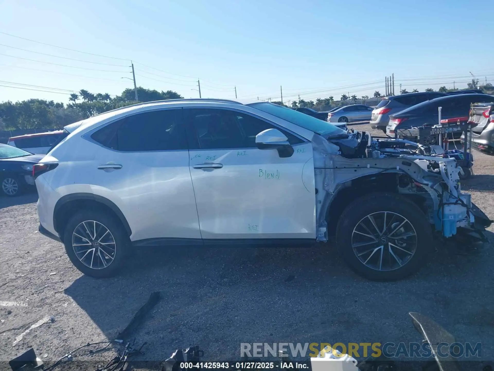 13 Photograph of a damaged car JTJADCAZXS2022146 LEXUS NX 250 2025