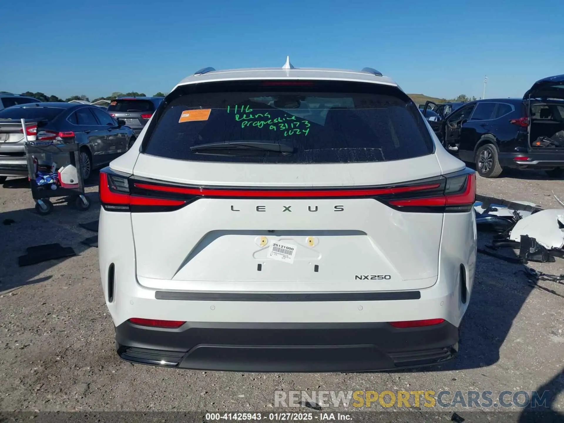 16 Photograph of a damaged car JTJADCAZXS2022146 LEXUS NX 250 2025