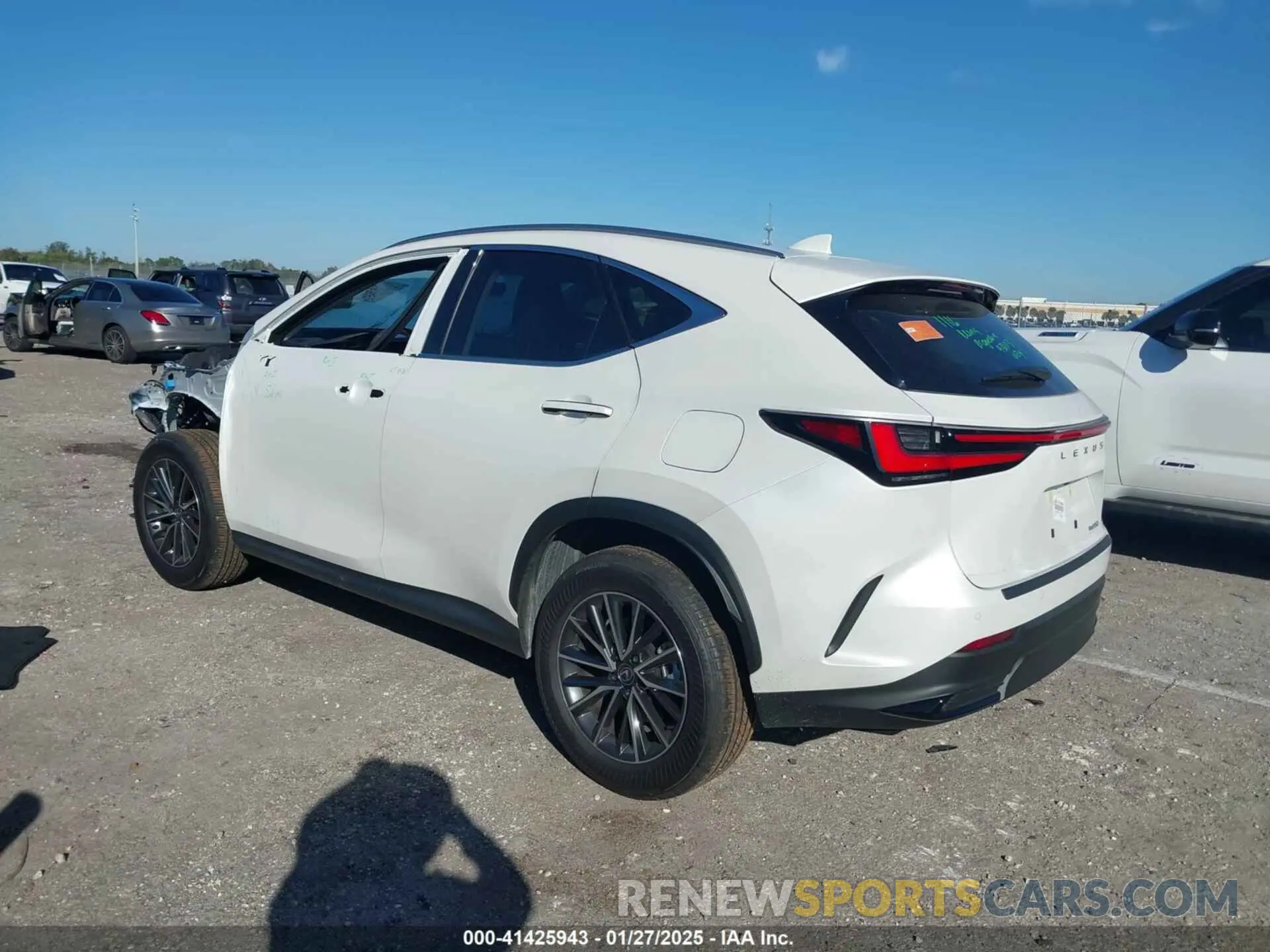 3 Photograph of a damaged car JTJADCAZXS2022146 LEXUS NX 250 2025