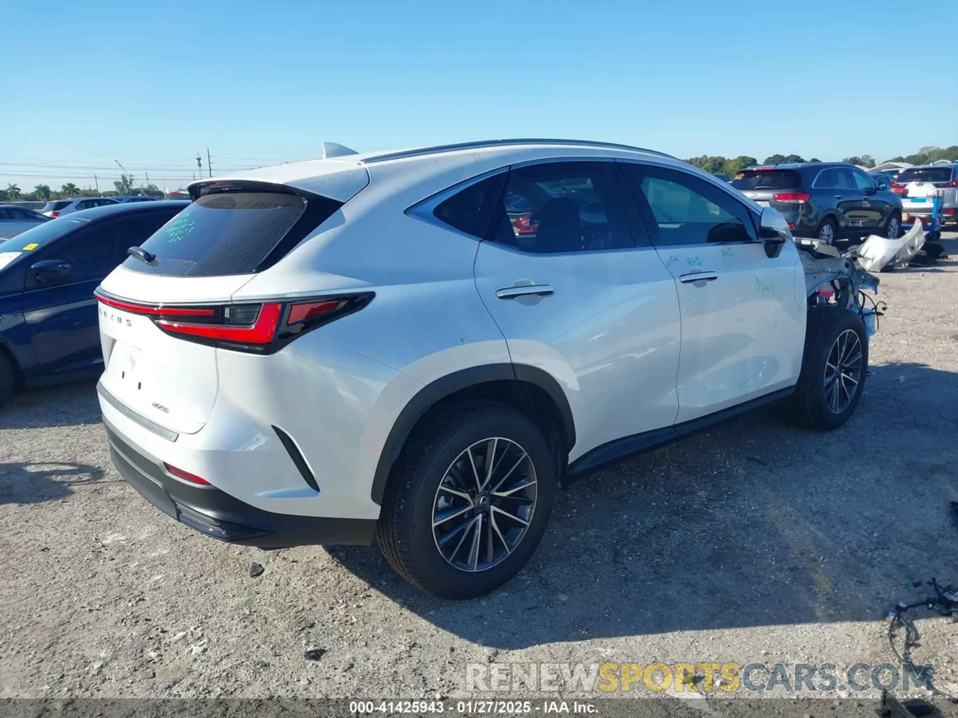 4 Photograph of a damaged car JTJADCAZXS2022146 LEXUS NX 250 2025