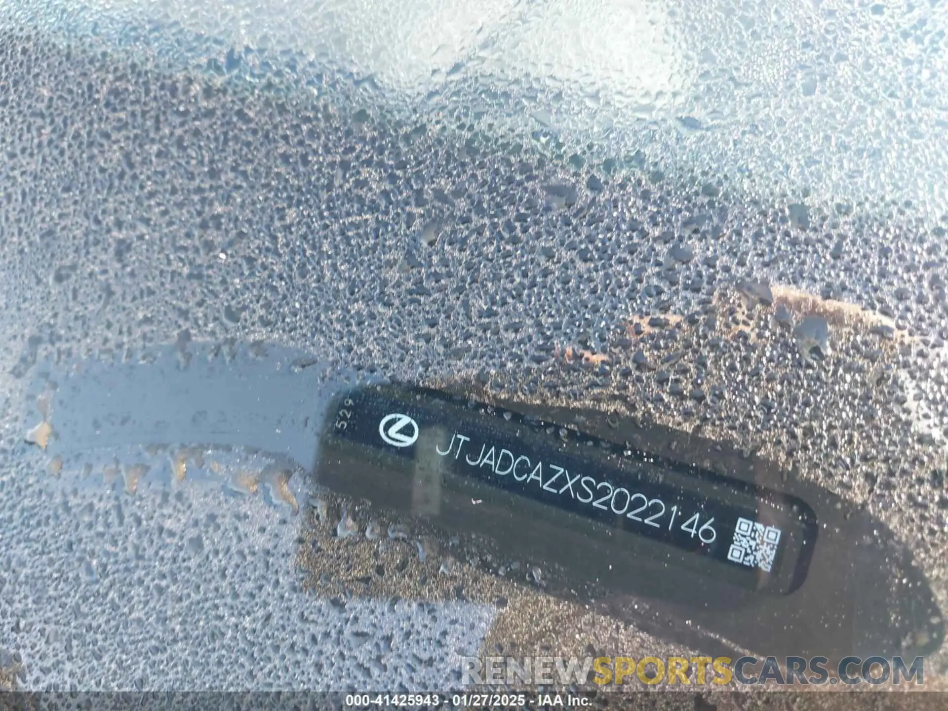 9 Photograph of a damaged car JTJADCAZXS2022146 LEXUS NX 250 2025