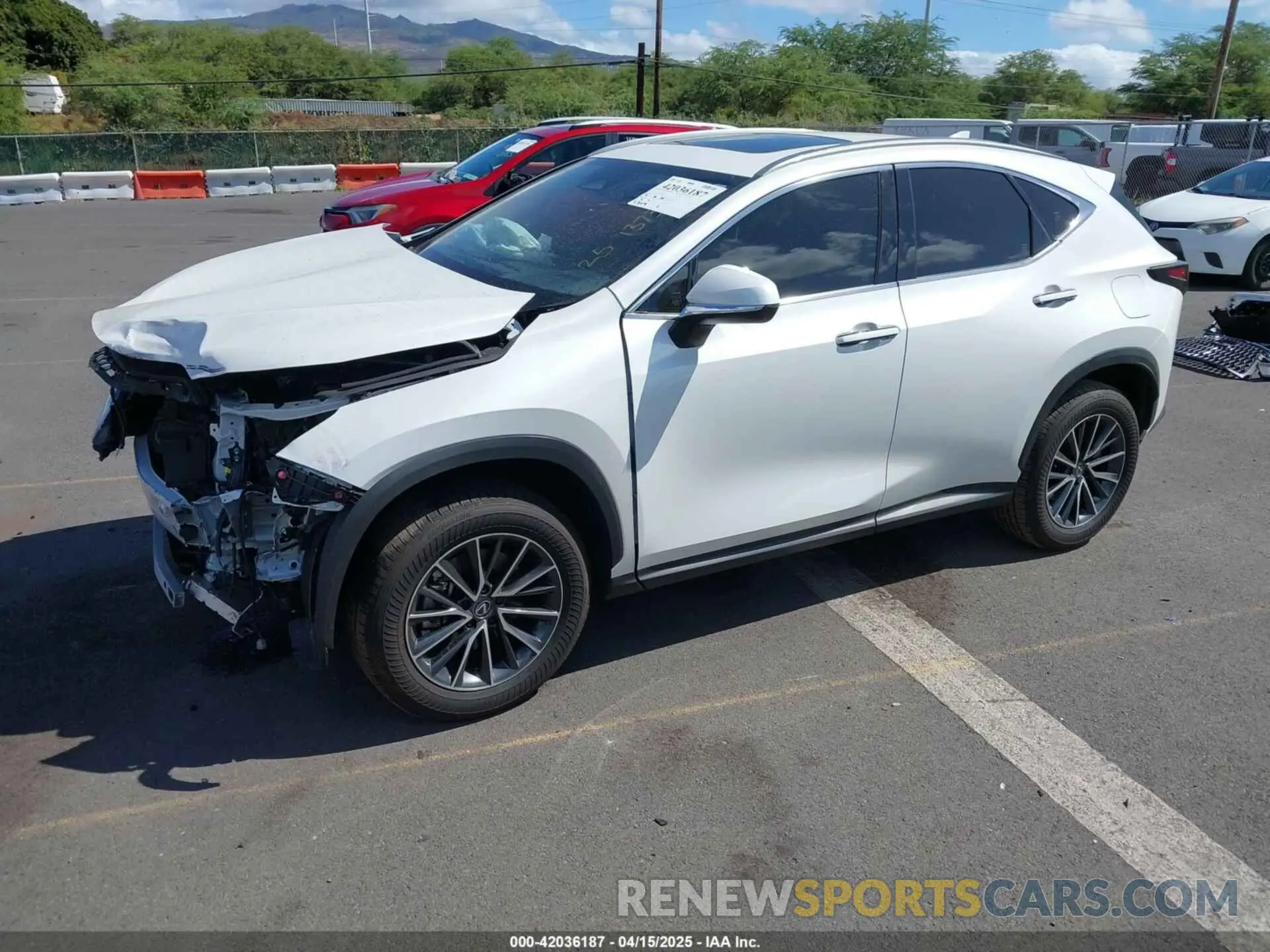 2 Photograph of a damaged car JTJGDCAZ2S2020658 LEXUS NX 250 2025
