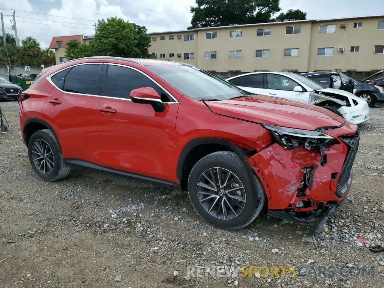 4 Photograph of a damaged car 2T2ADCAZ1RC015158 LEXUS NX 250 BAS 2024
