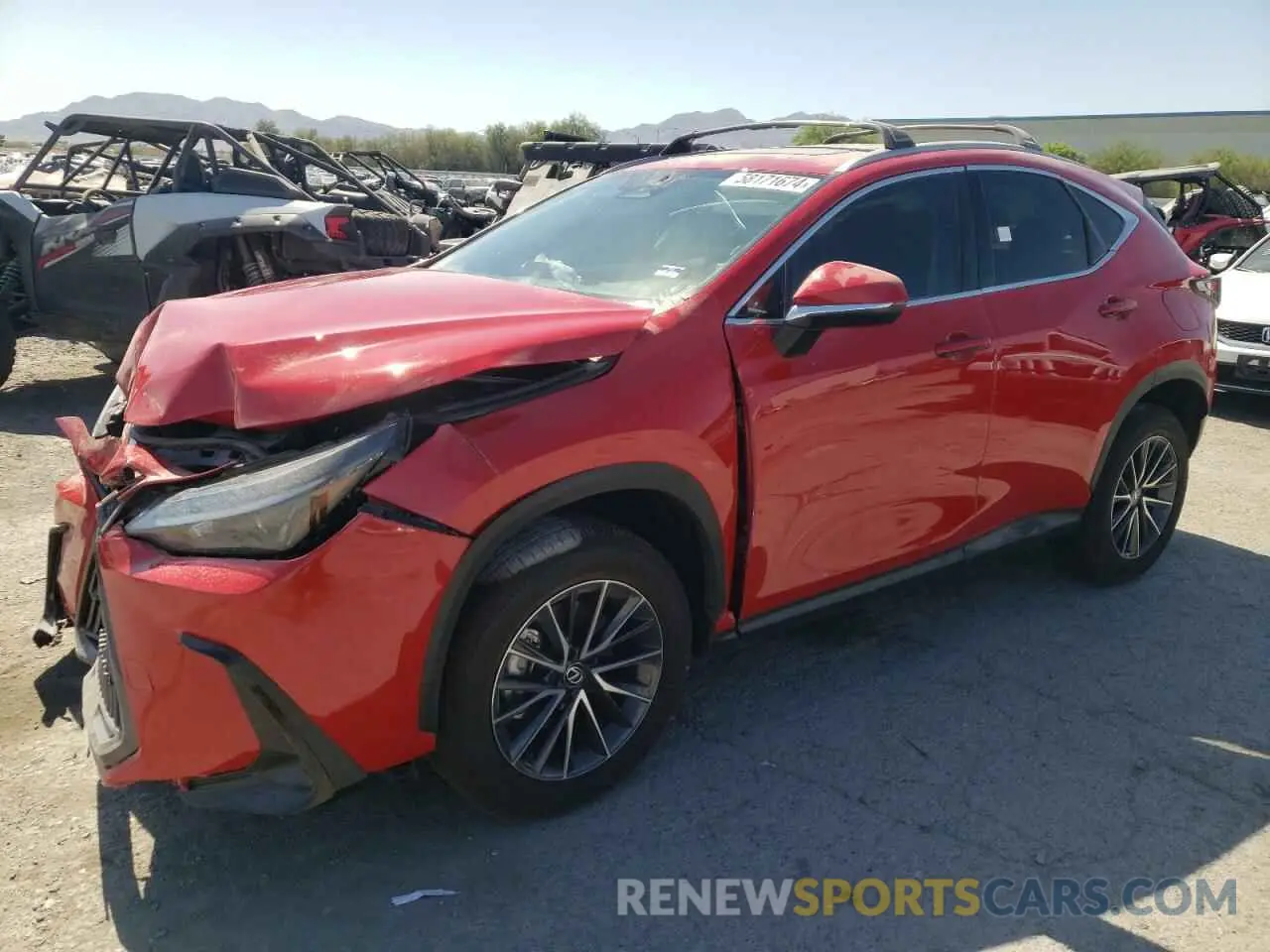 1 Photograph of a damaged car 2T2ADCAZ8RC013052 LEXUS NX 250 BAS 2024