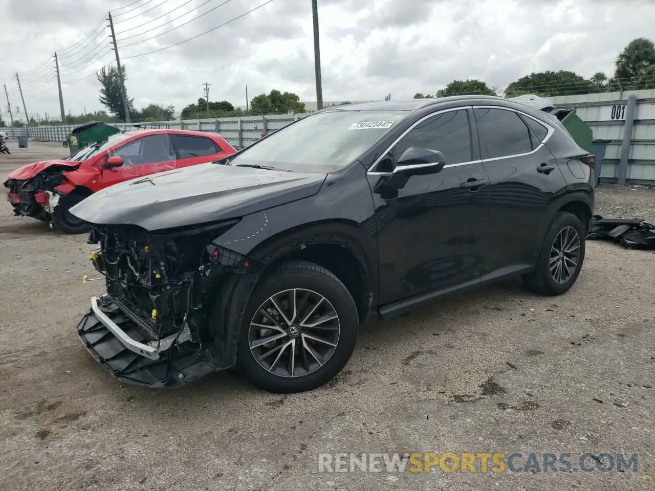 1 Photograph of a damaged car 2T2GDCAZ8RC011666 LEXUS NX 250 PRE 2024