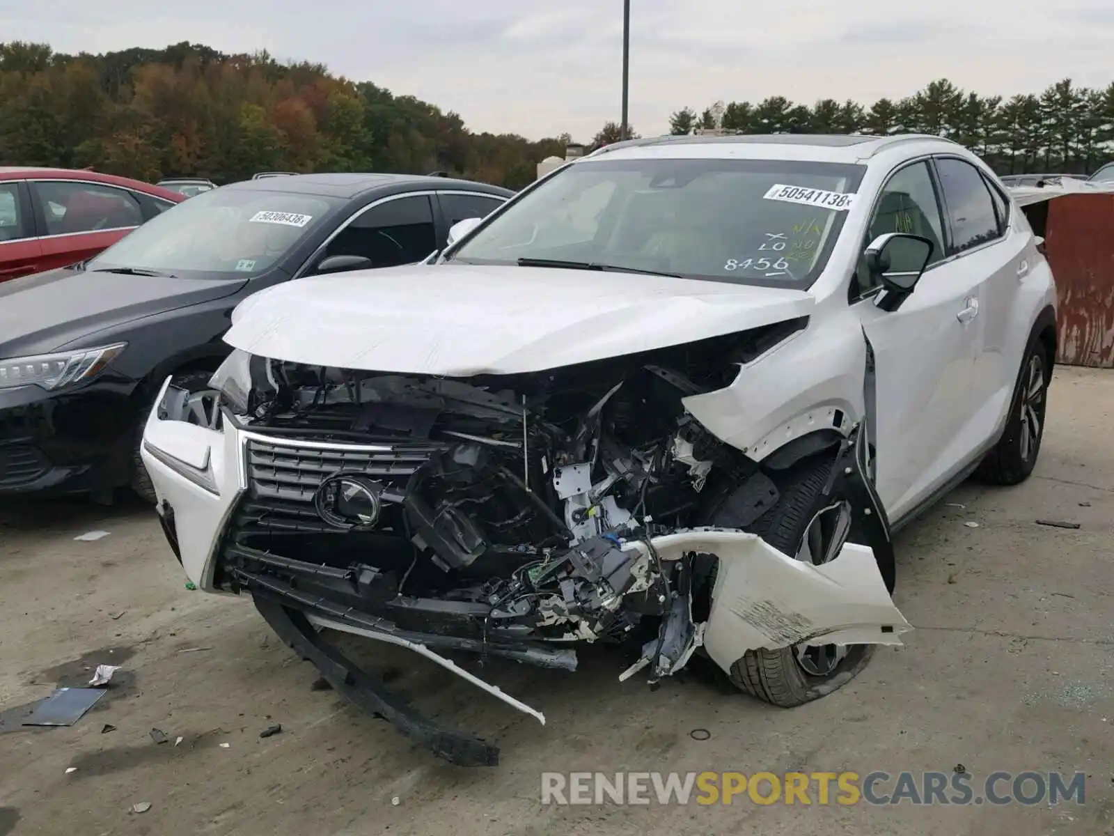 2 Photograph of a damaged car JTJBARBZ0K2179621 LEXUS NX 300 2019