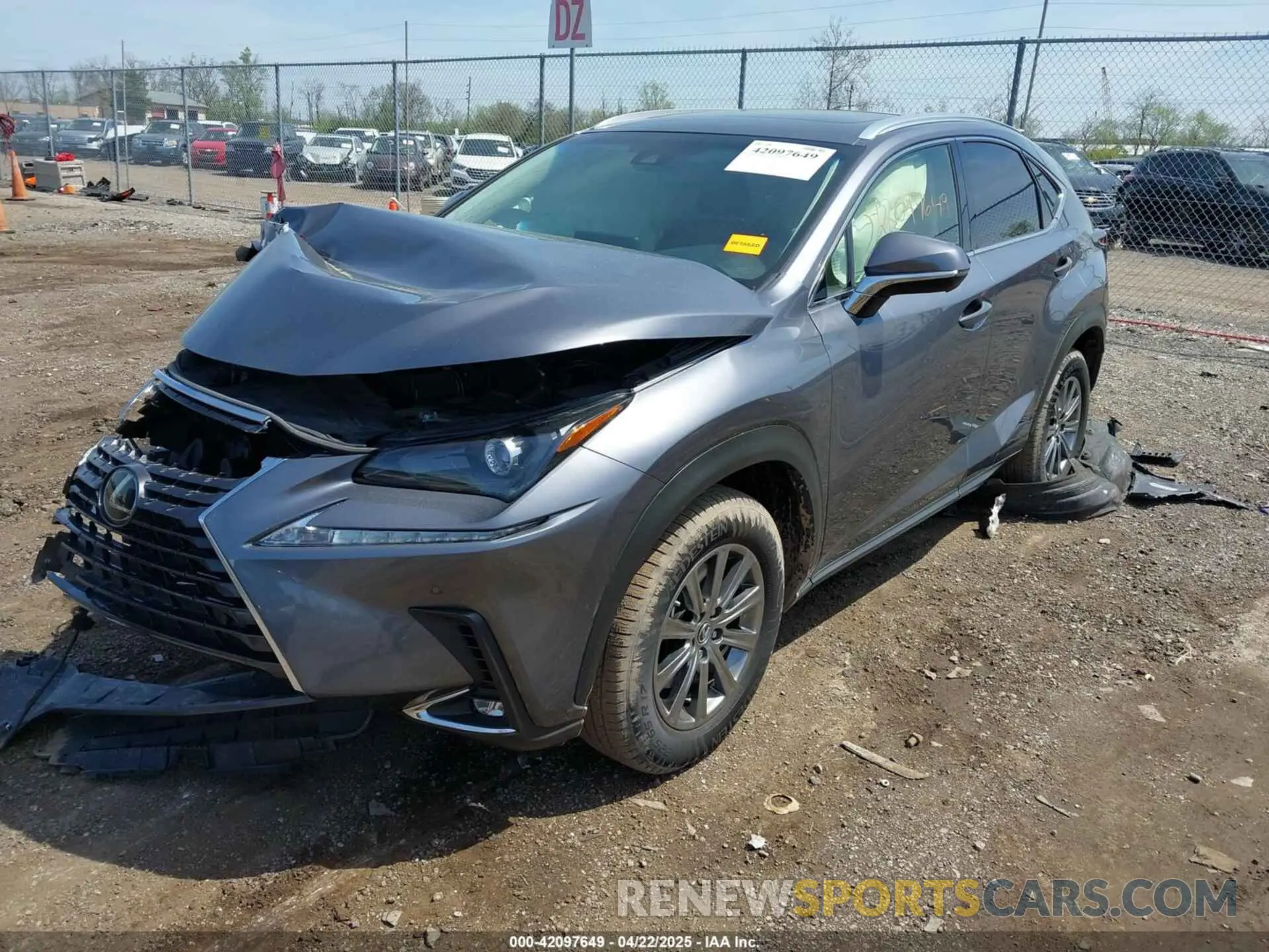 2 Photograph of a damaged car JTJBARBZ0K2182616 LEXUS NX 300 2019