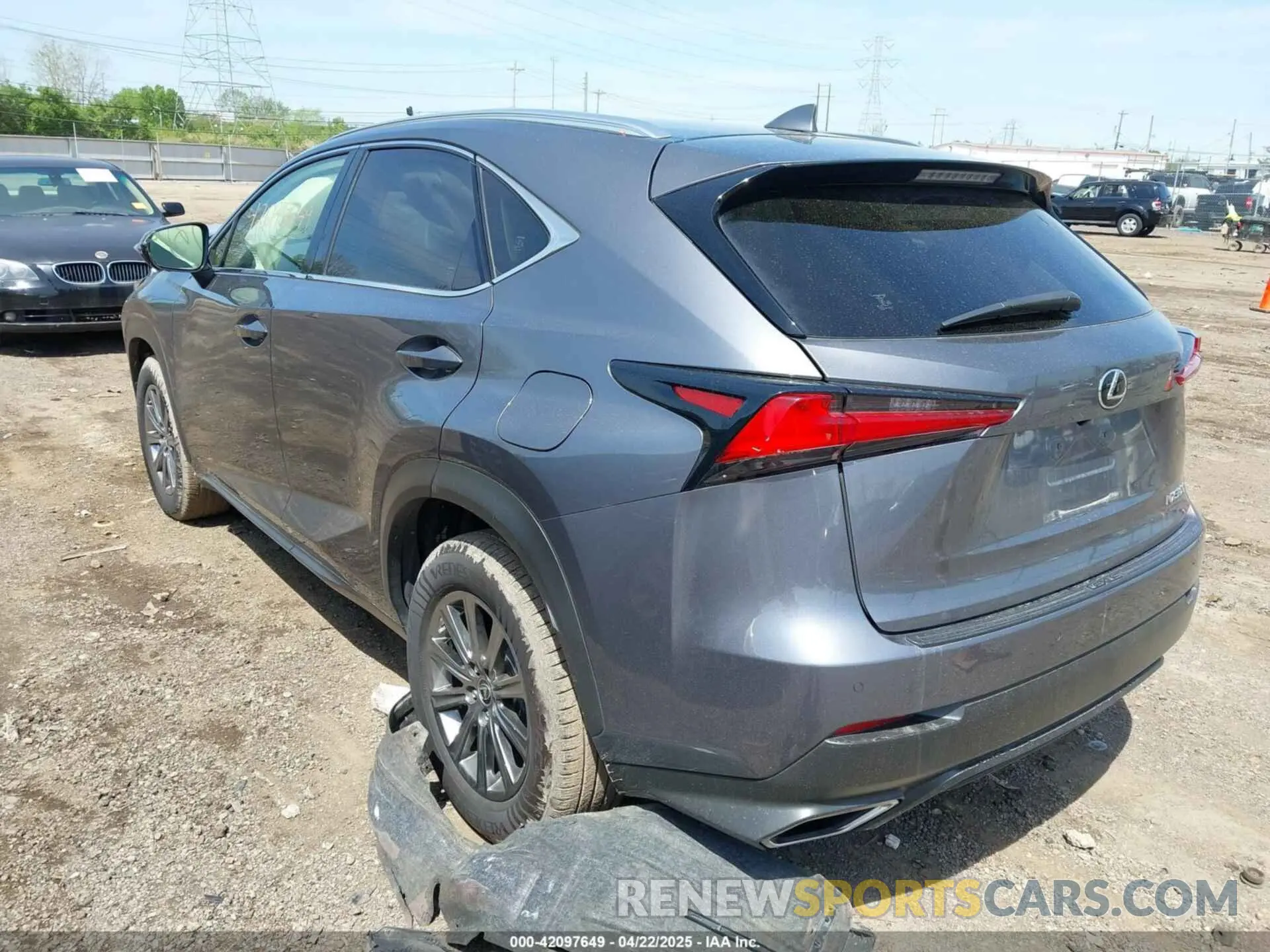 3 Photograph of a damaged car JTJBARBZ0K2182616 LEXUS NX 300 2019