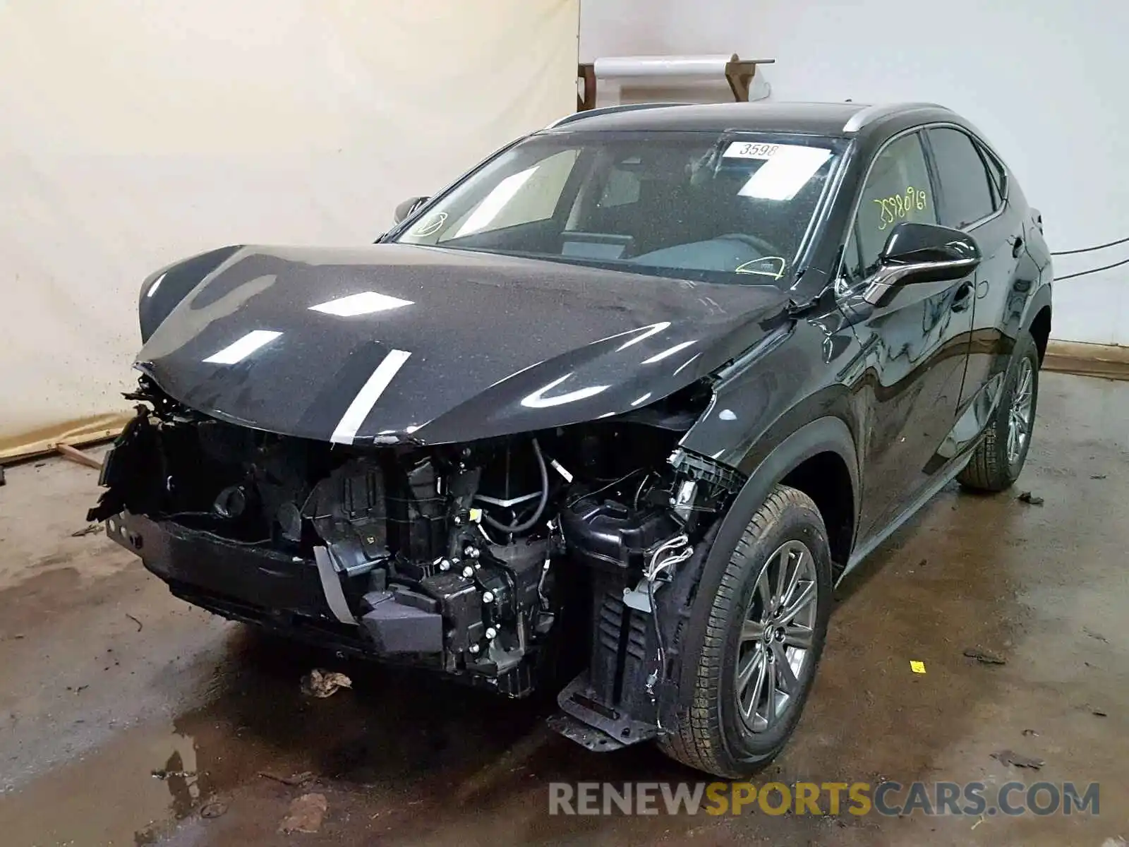 2 Photograph of a damaged car JTJBARBZ0K2209362 LEXUS NX 300 2019