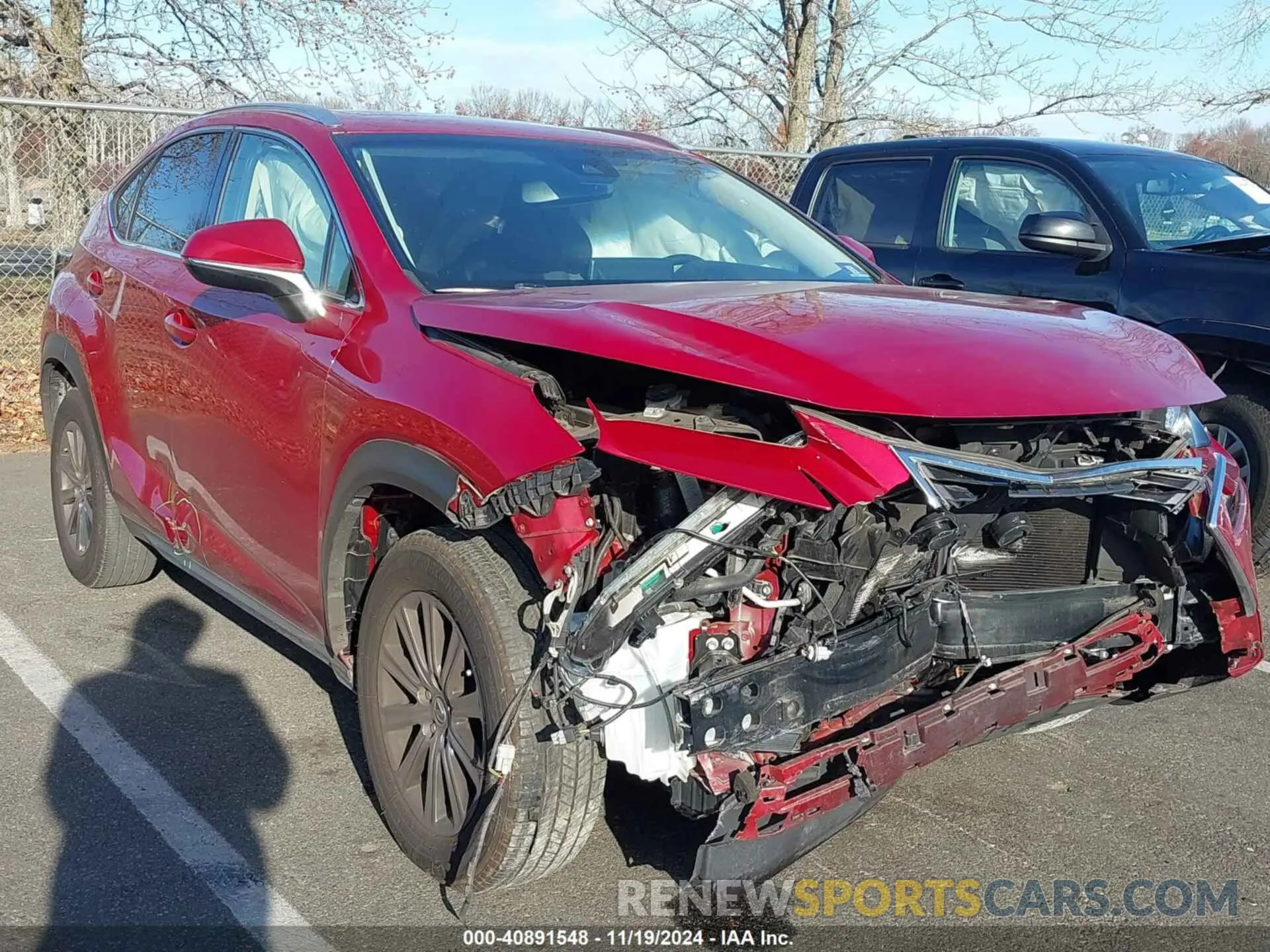 1 Photograph of a damaged car JTJBARBZ0K2211726 LEXUS NX 300 2019