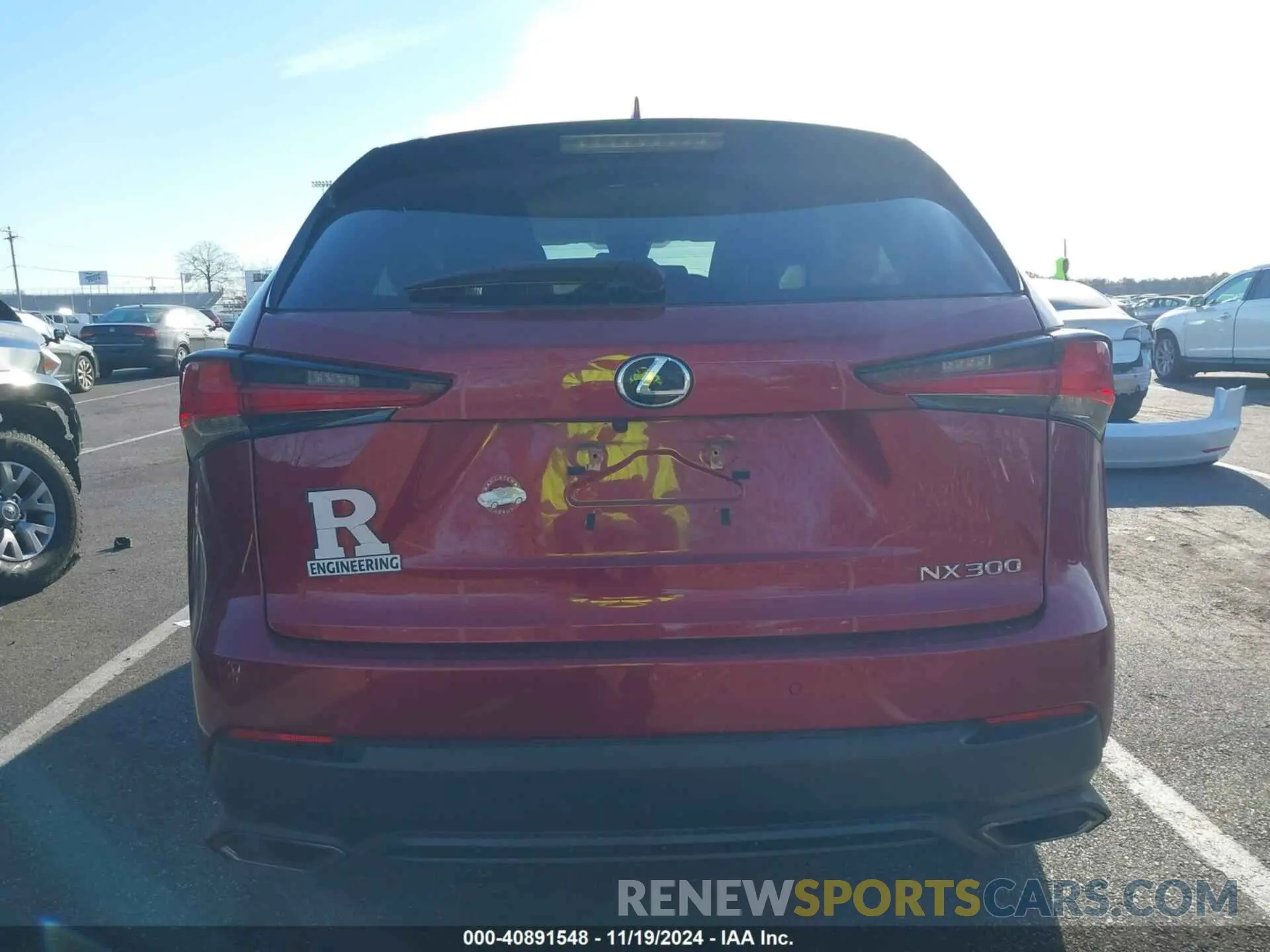 16 Photograph of a damaged car JTJBARBZ0K2211726 LEXUS NX 300 2019
