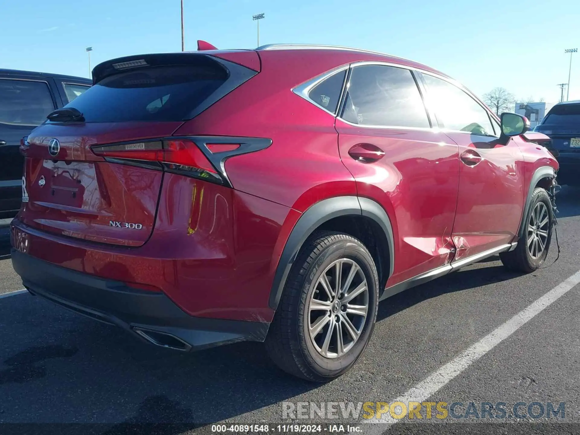 4 Photograph of a damaged car JTJBARBZ0K2211726 LEXUS NX 300 2019