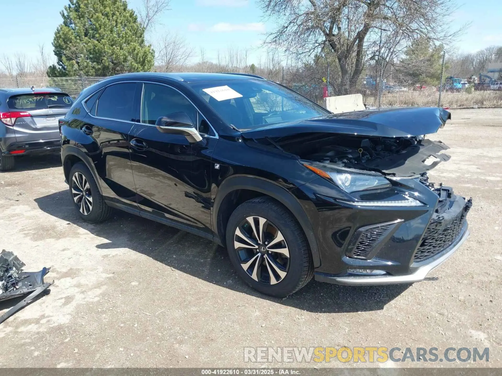 1 Photograph of a damaged car JTJBARBZ0K2216750 LEXUS NX 300 2019