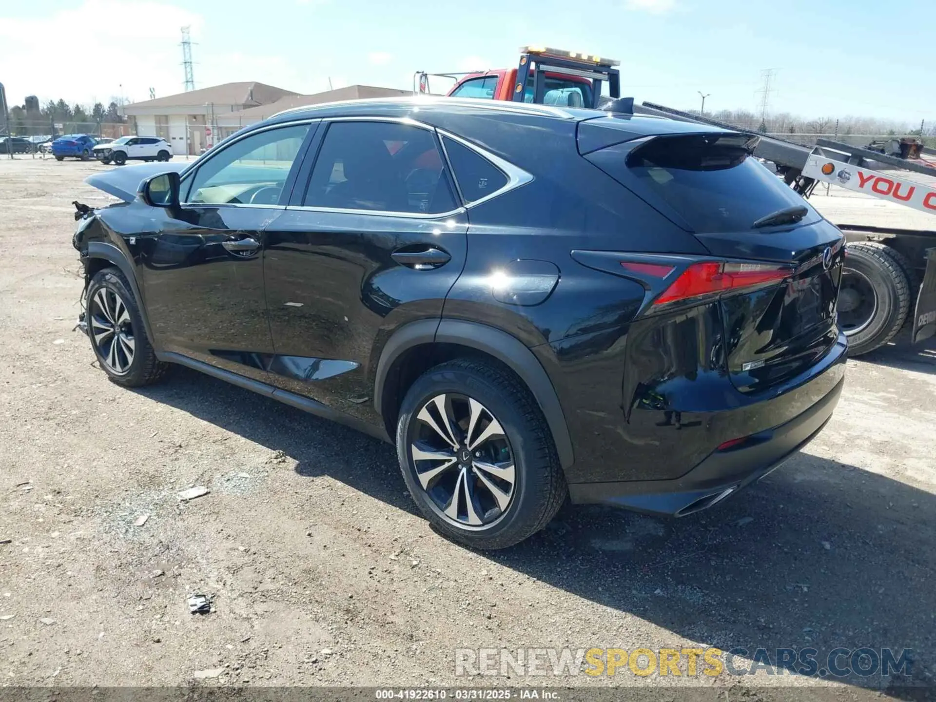 3 Photograph of a damaged car JTJBARBZ0K2216750 LEXUS NX 300 2019